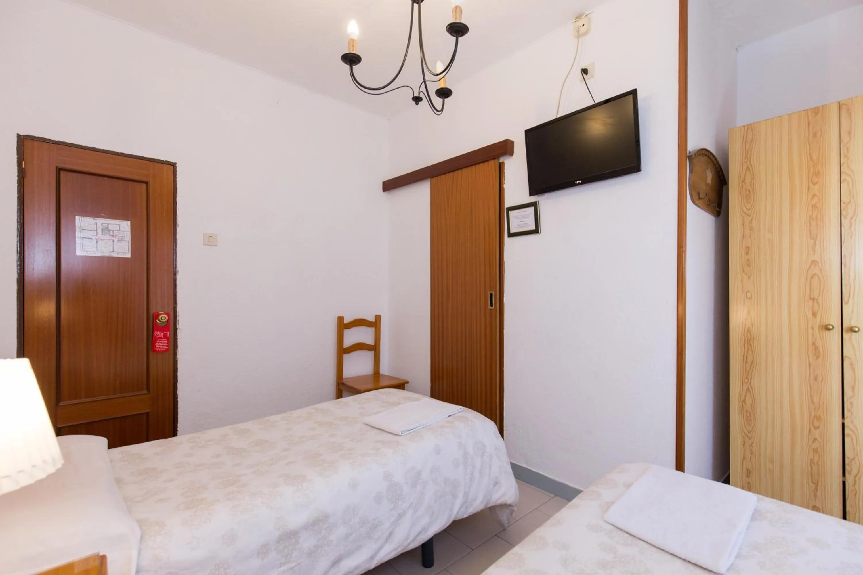Bed in Pension Mesones