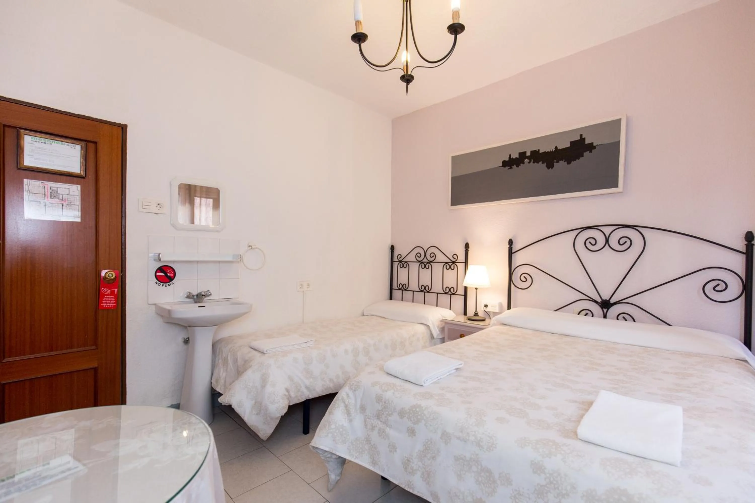 Bed in Pension Mesones