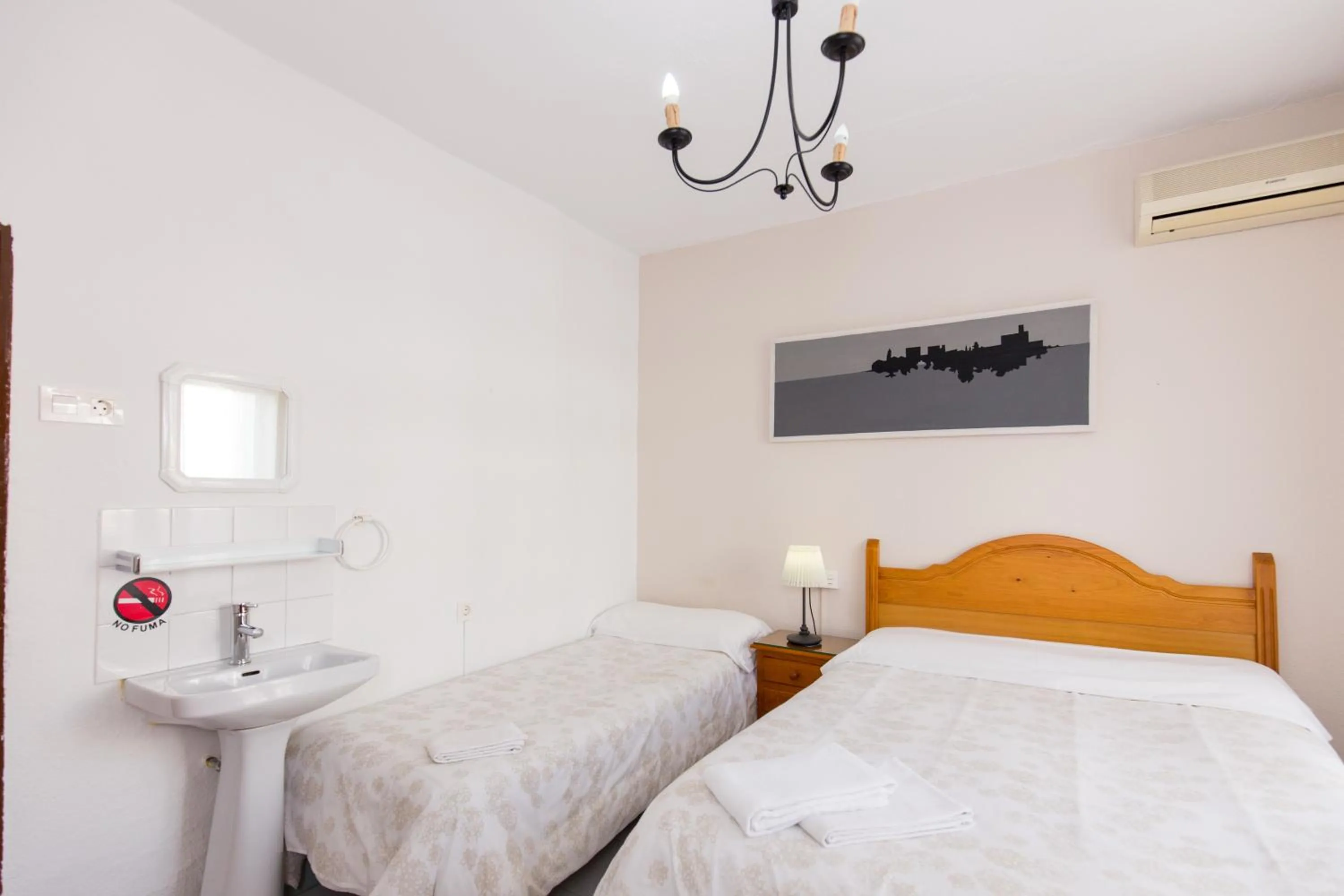 Bed in Pension Mesones