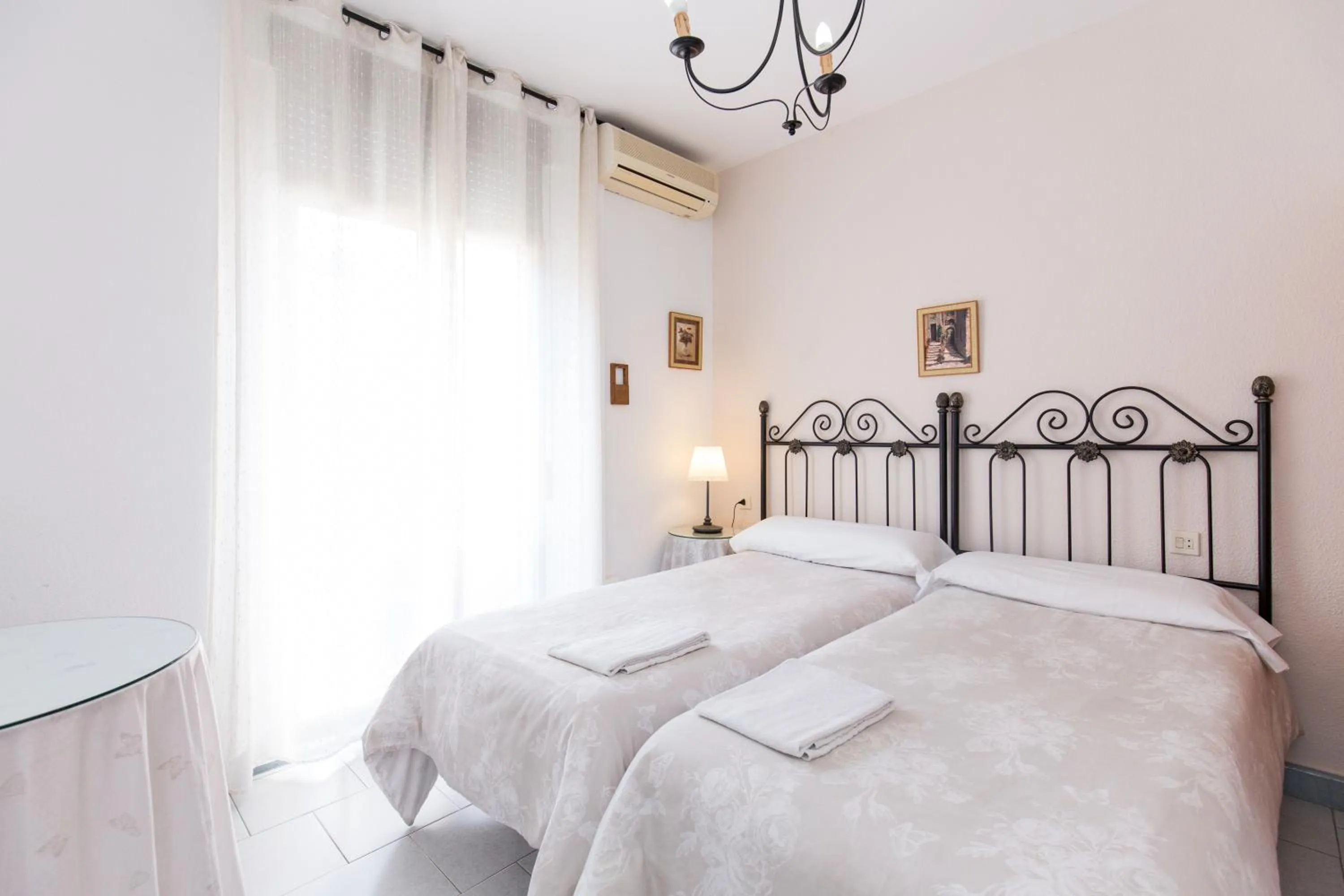 Bed in Pension Mesones