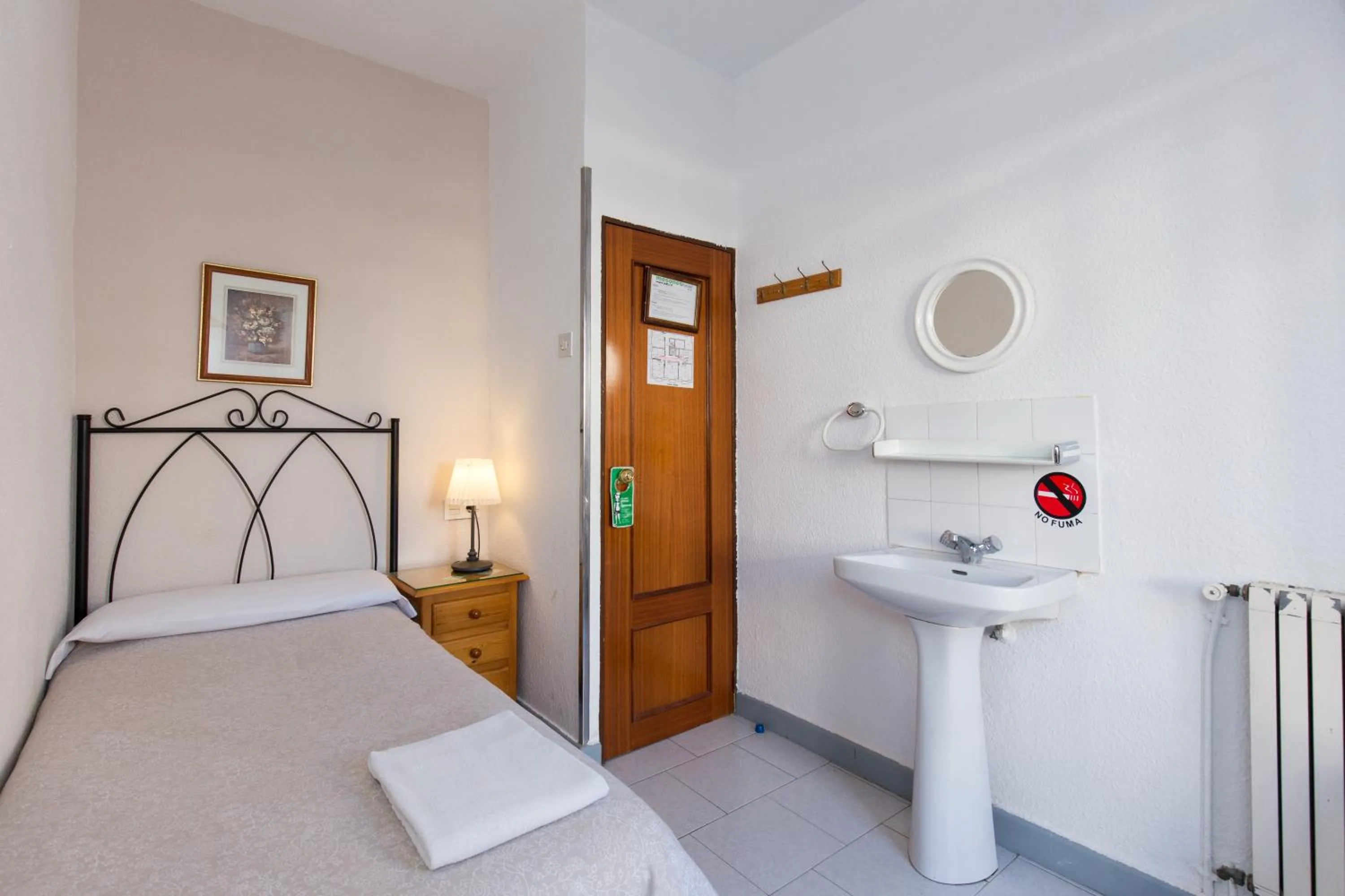 Bed in Pension Mesones