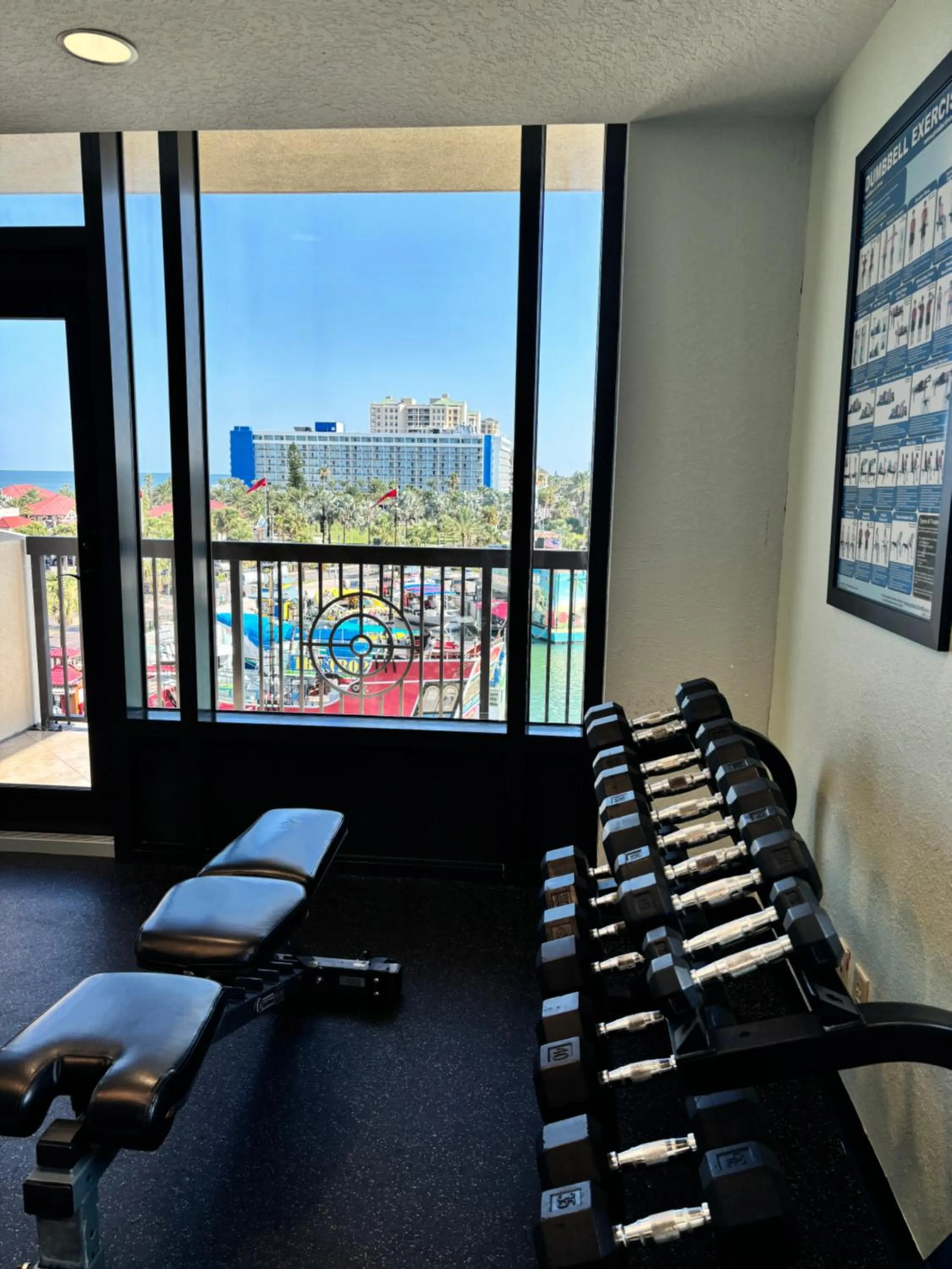 Fitness centre/facilities in Pier House 60 Clearwater Beach Marina Hotel