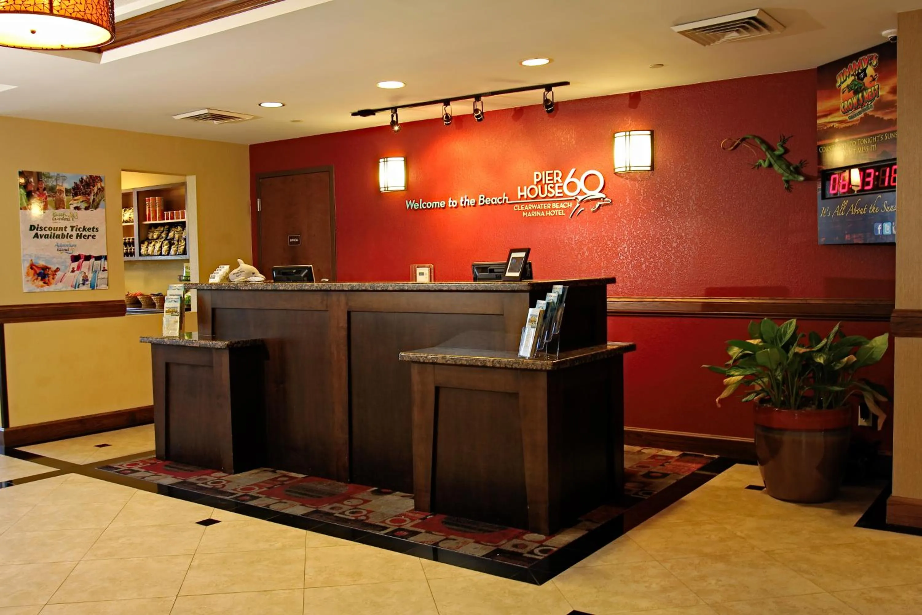 Lobby or reception in Pier House 60 Clearwater Beach Marina Hotel