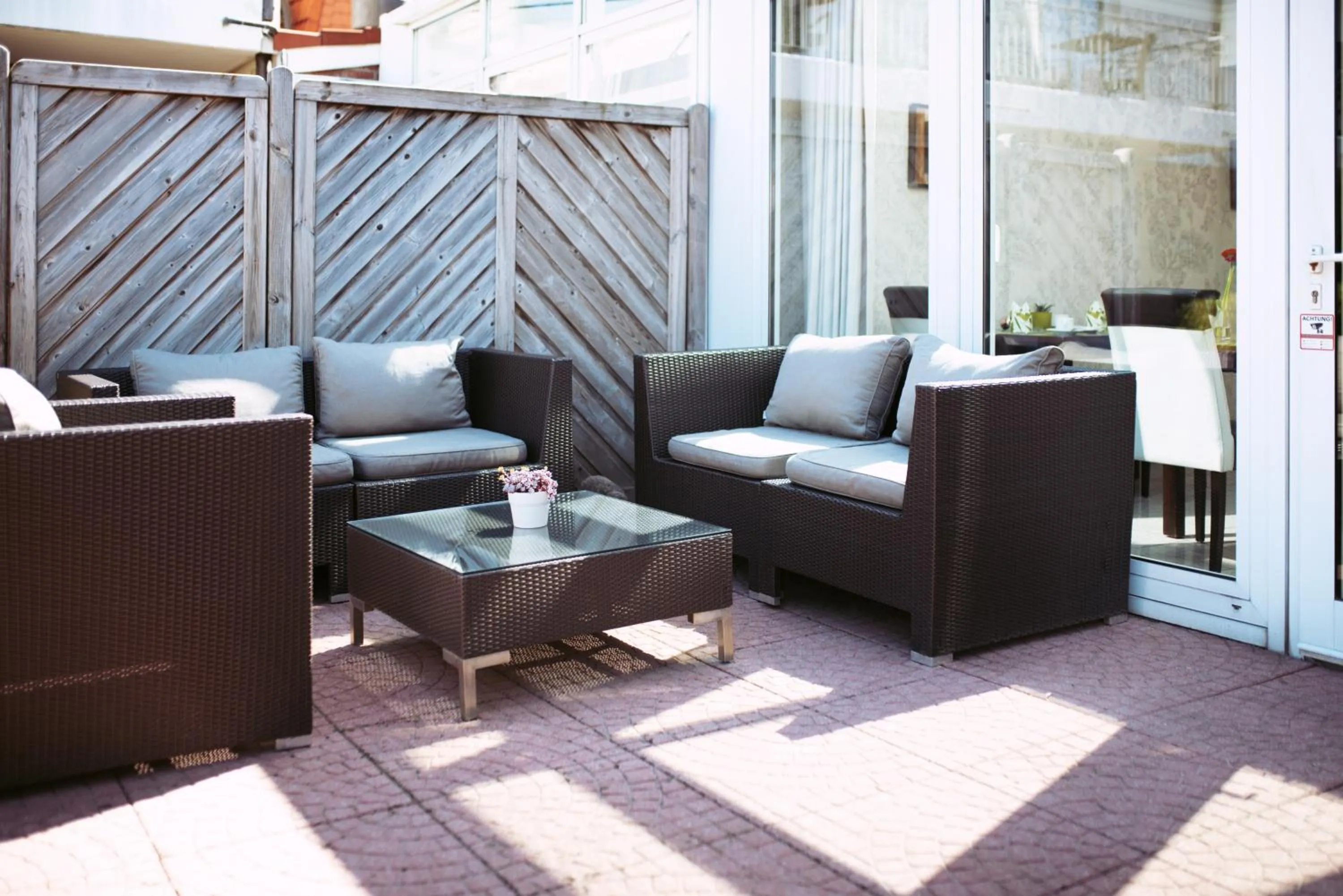 Balcony/Terrace in Boutiquehotel Myn Utspann