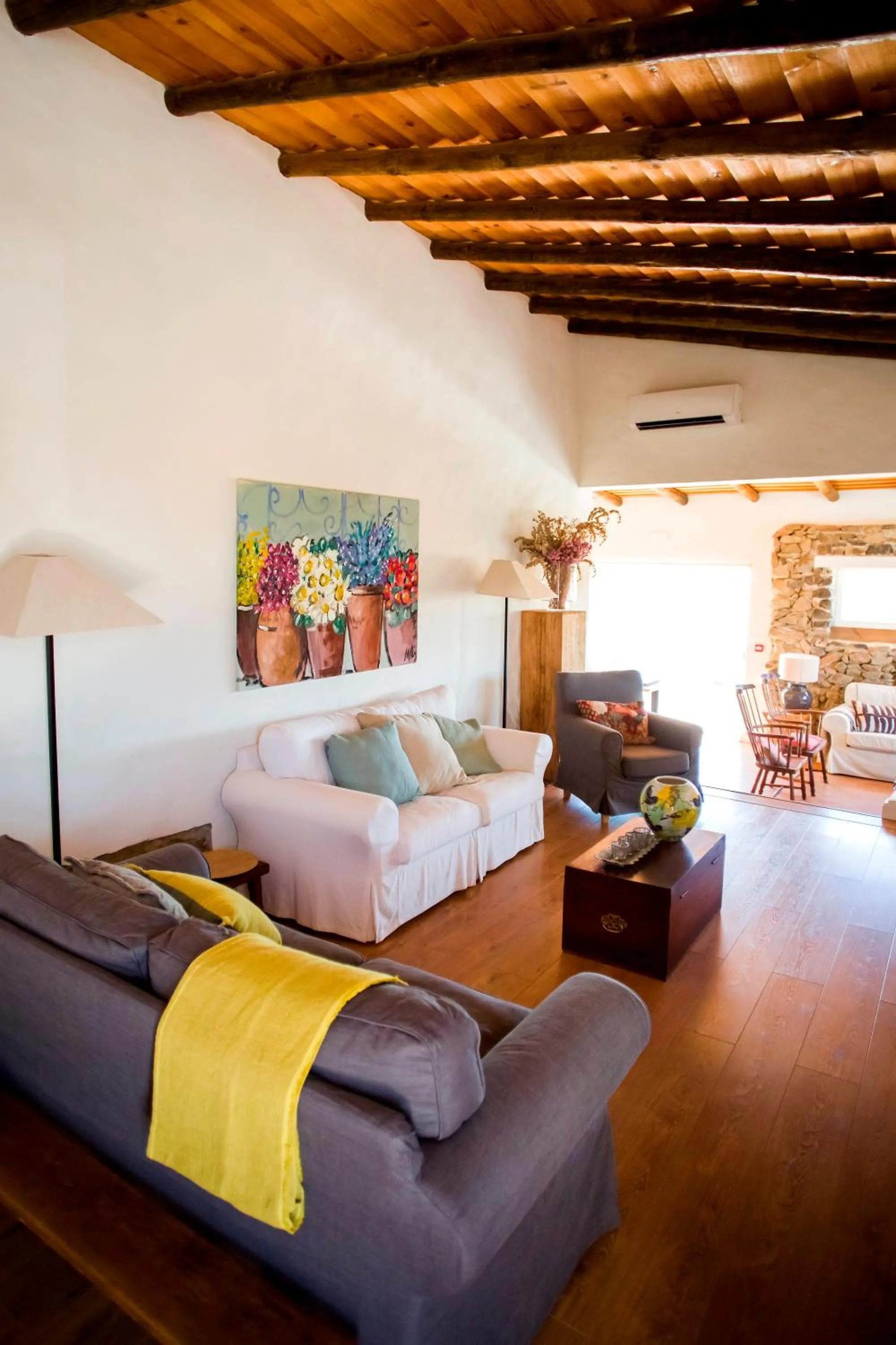 Living room, Bed in Casa dos Castelejos