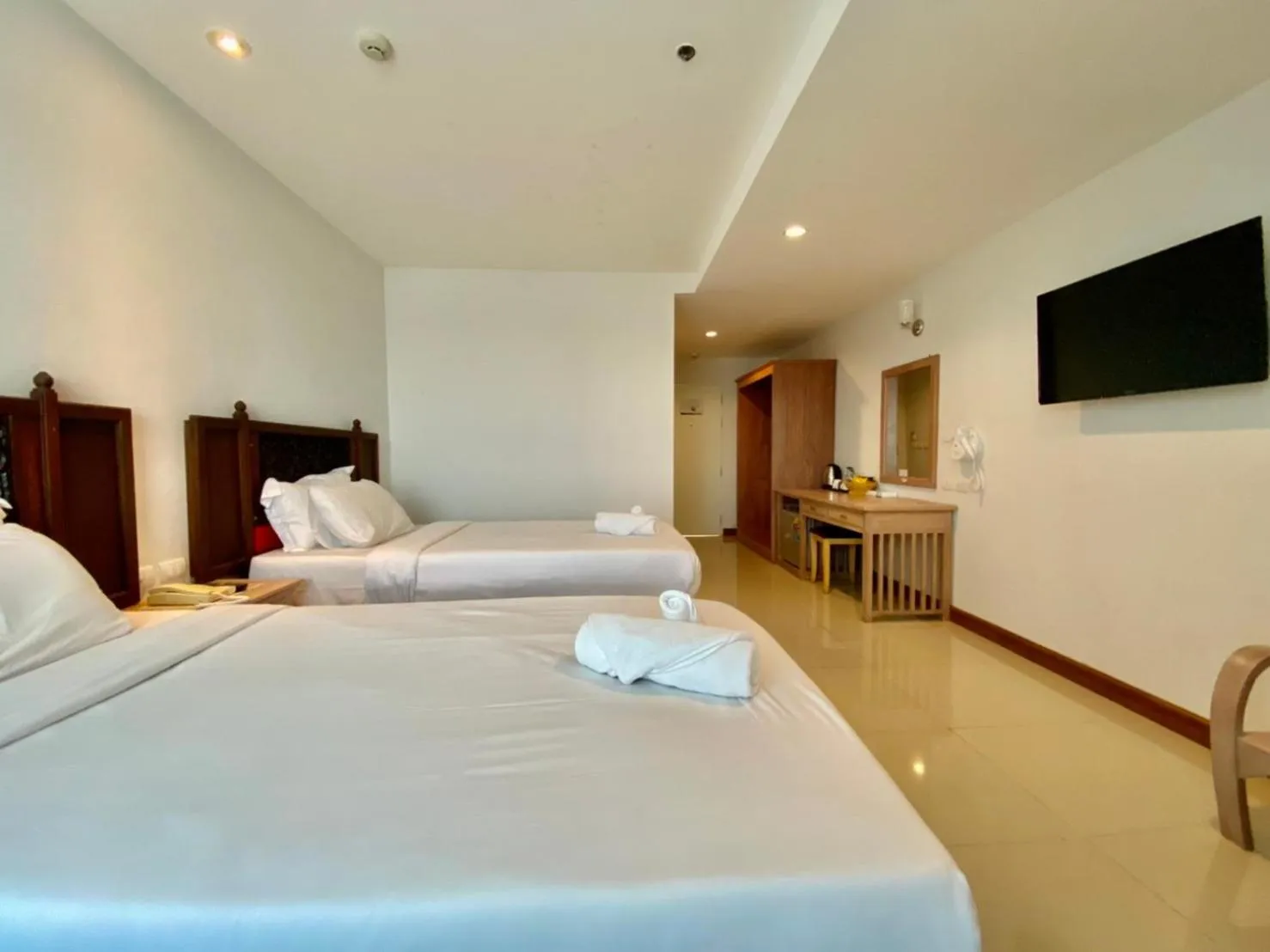 Bed in At Ruam Chok Hotel