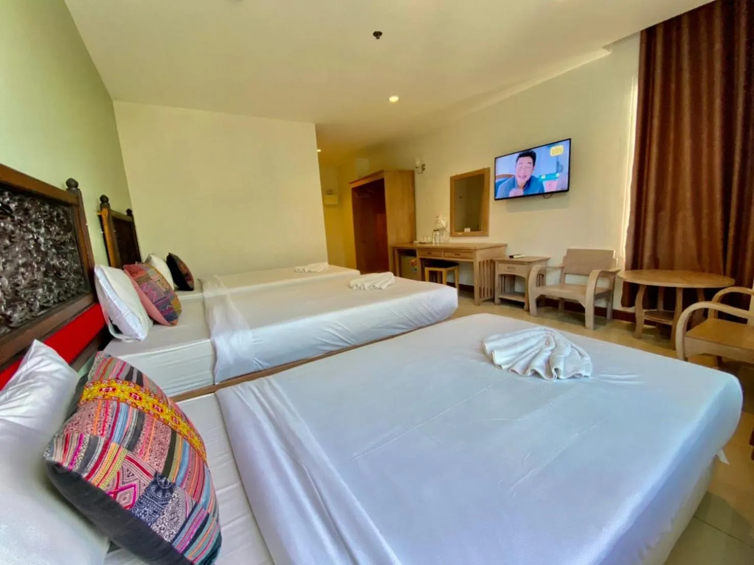 Bed in At Ruam Chok Hotel