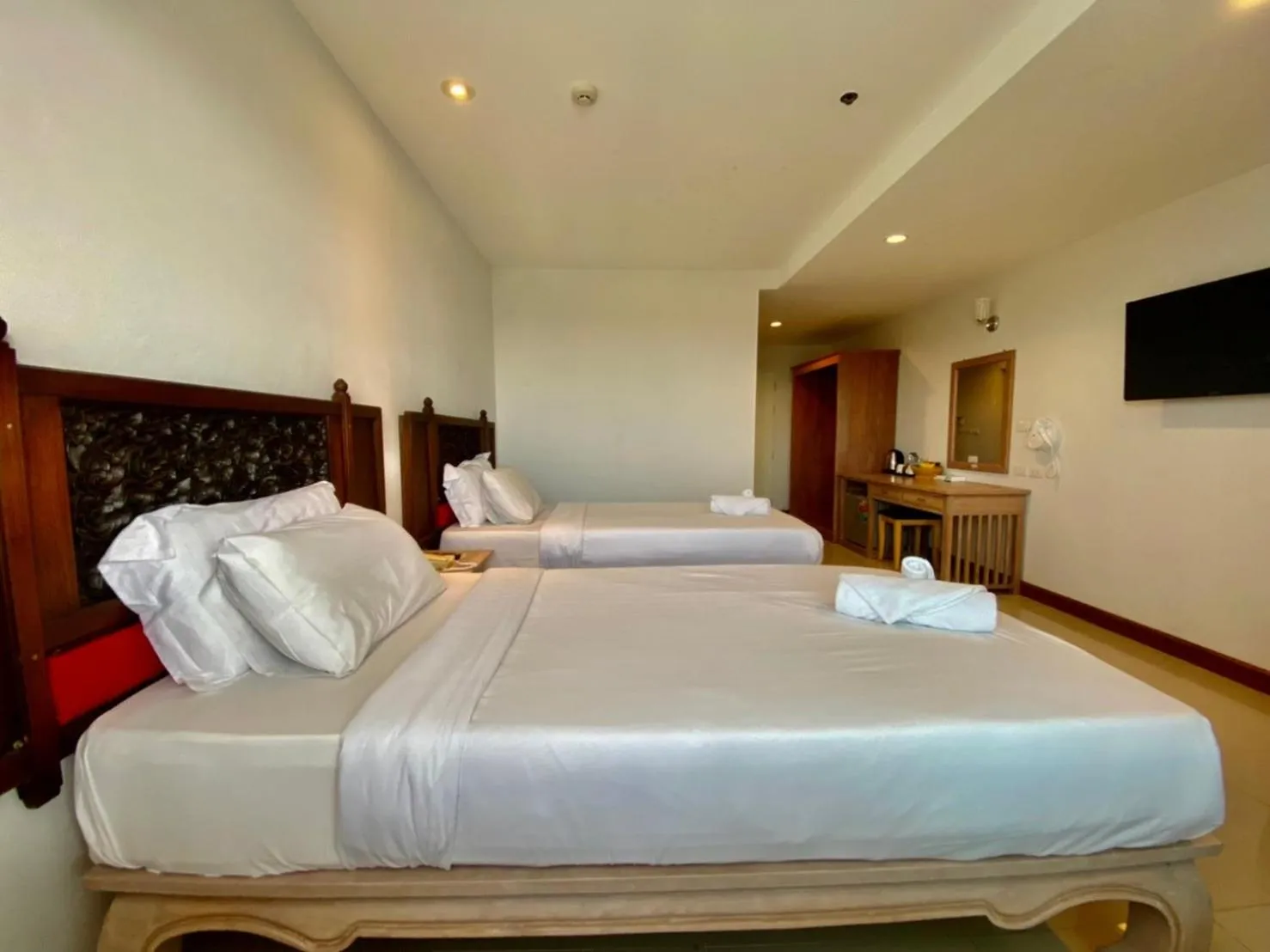 Bed in At Ruam Chok Hotel