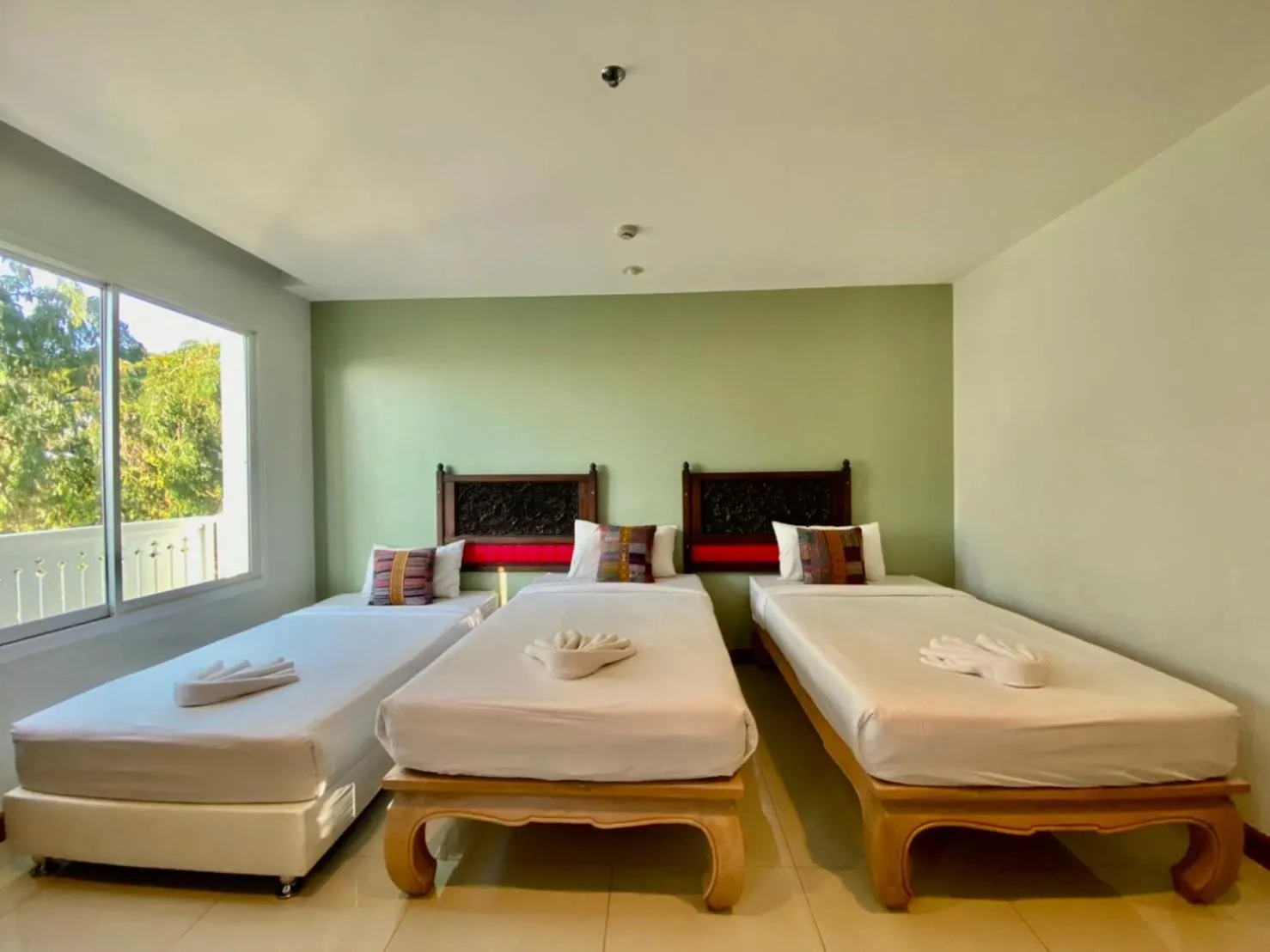 Bed in At Ruam Chok Hotel