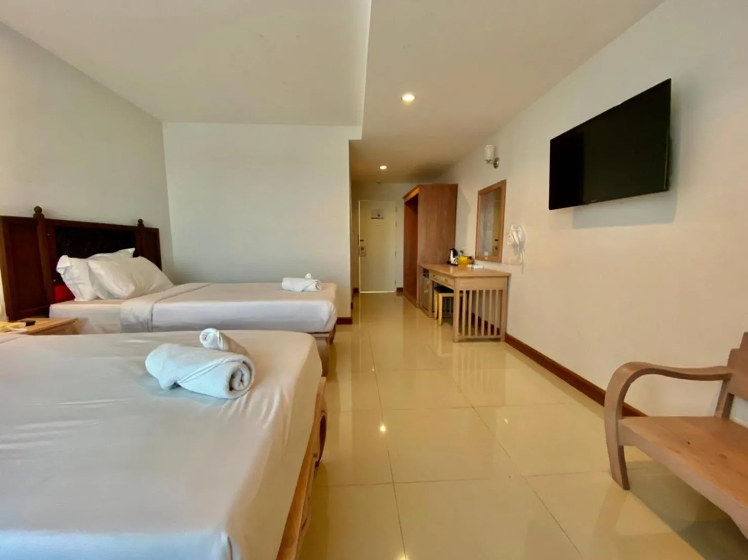 Bed in At Ruam Chok Hotel