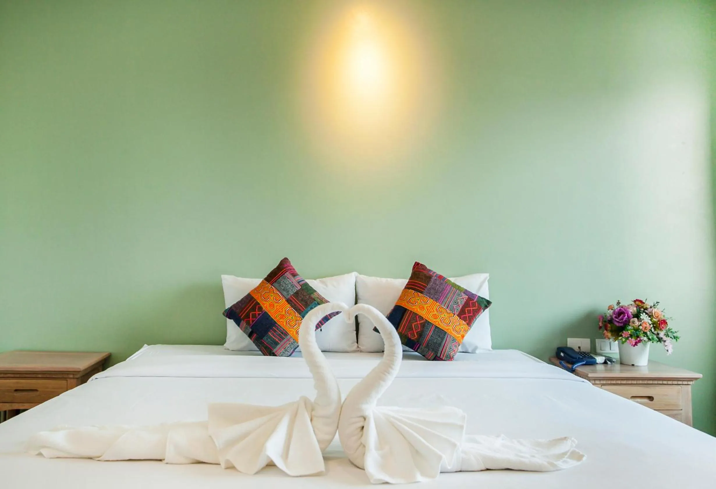 Bed in At Ruam Chok Hotel