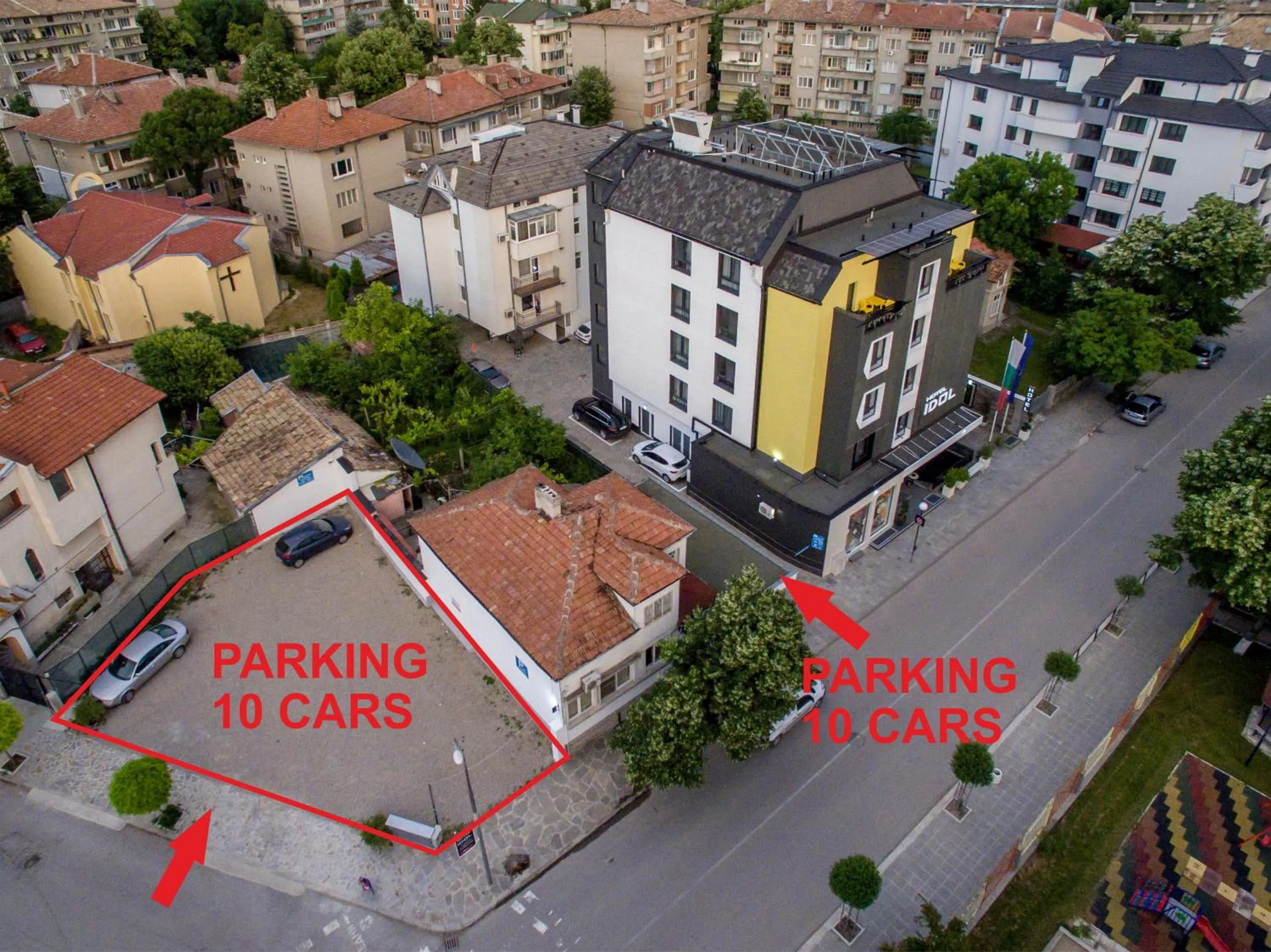 Property building in Hotel Idol