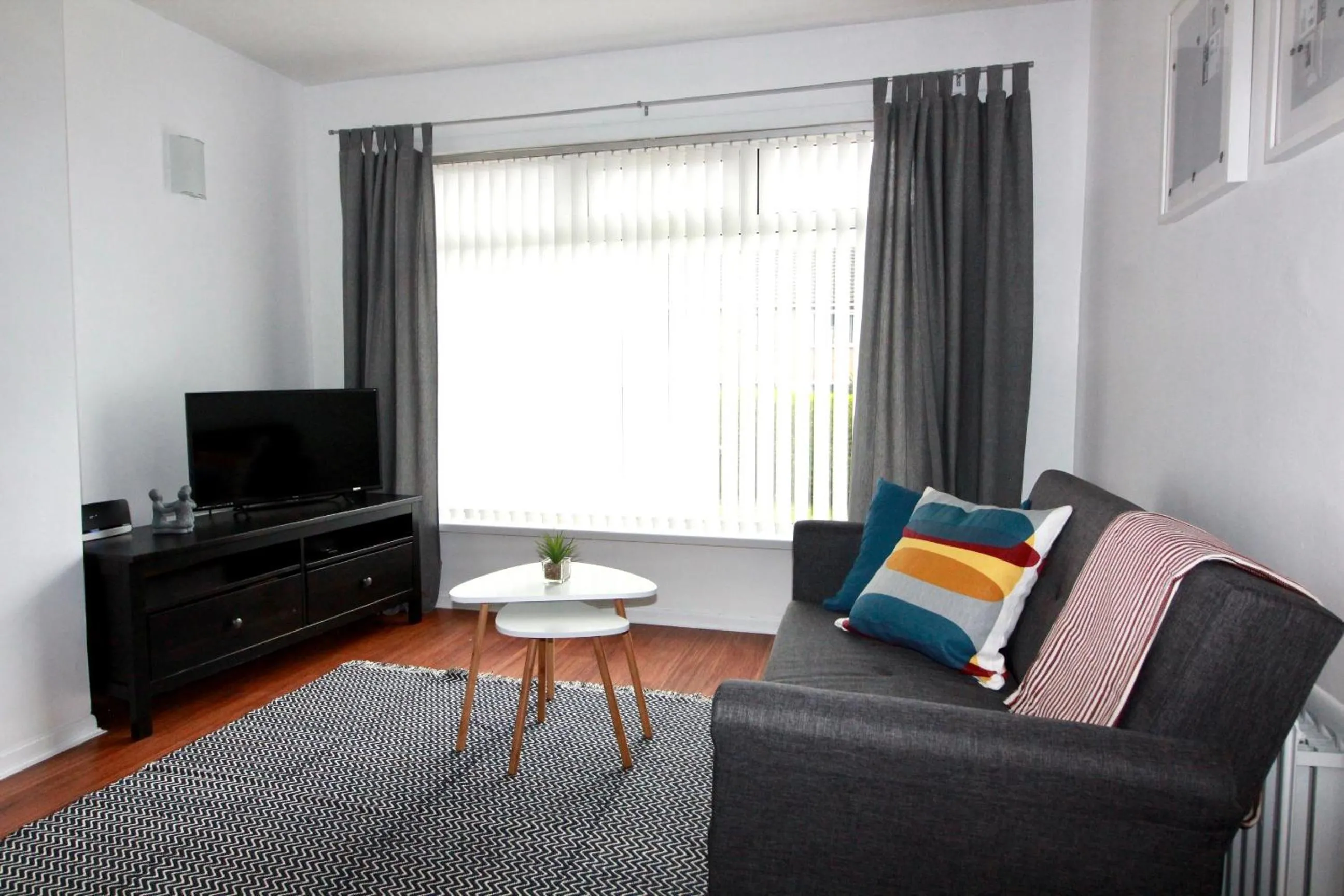 Living room in Carwood House