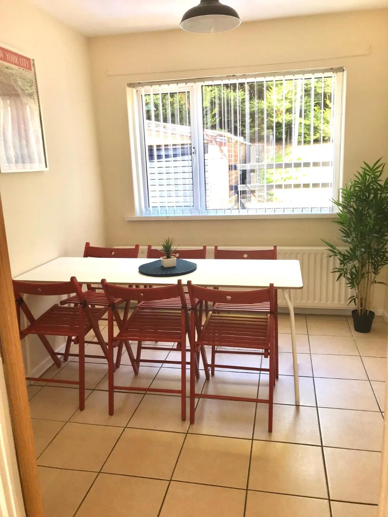 Dining area in Carwood House