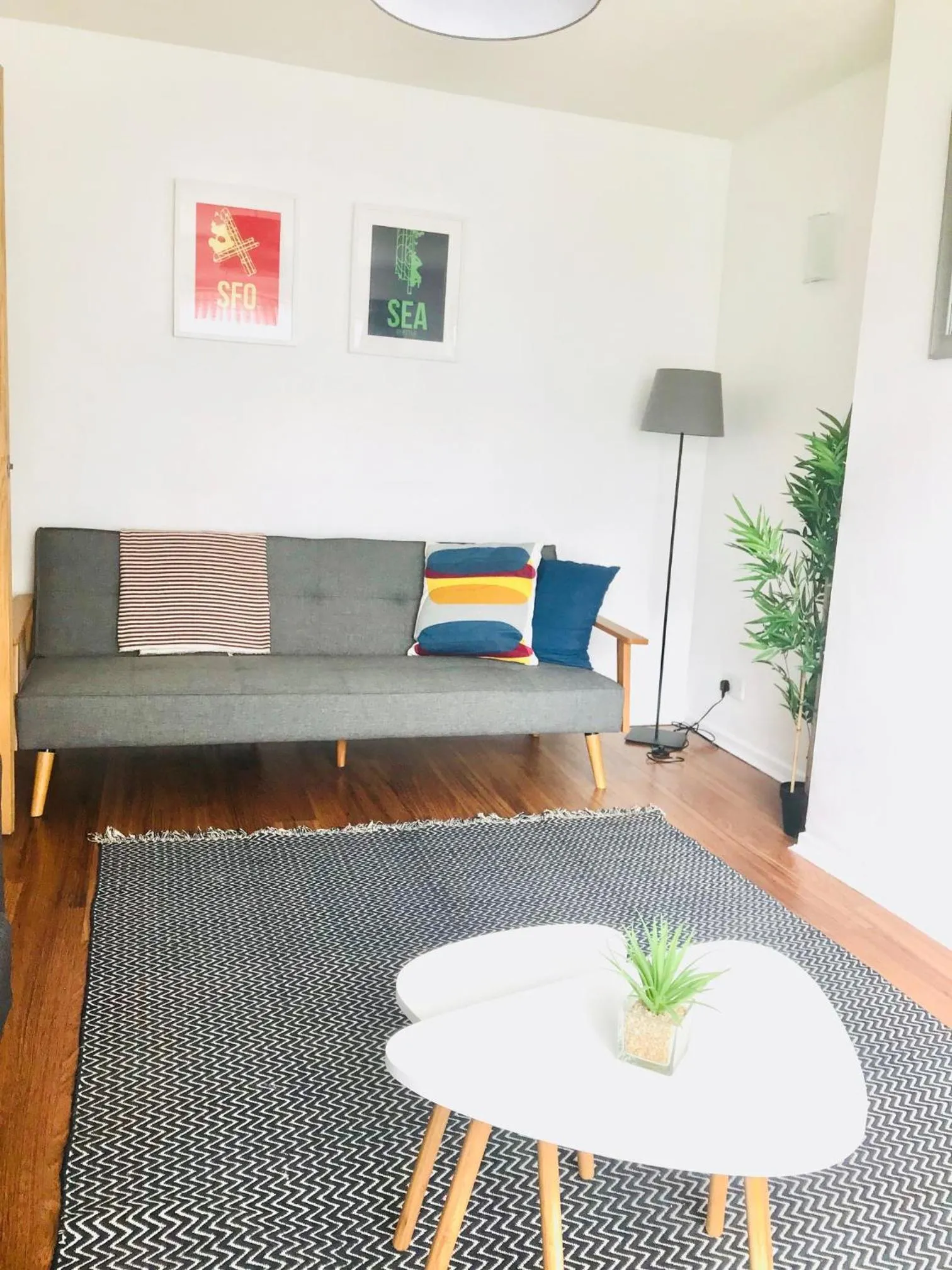 Living room in Carwood House