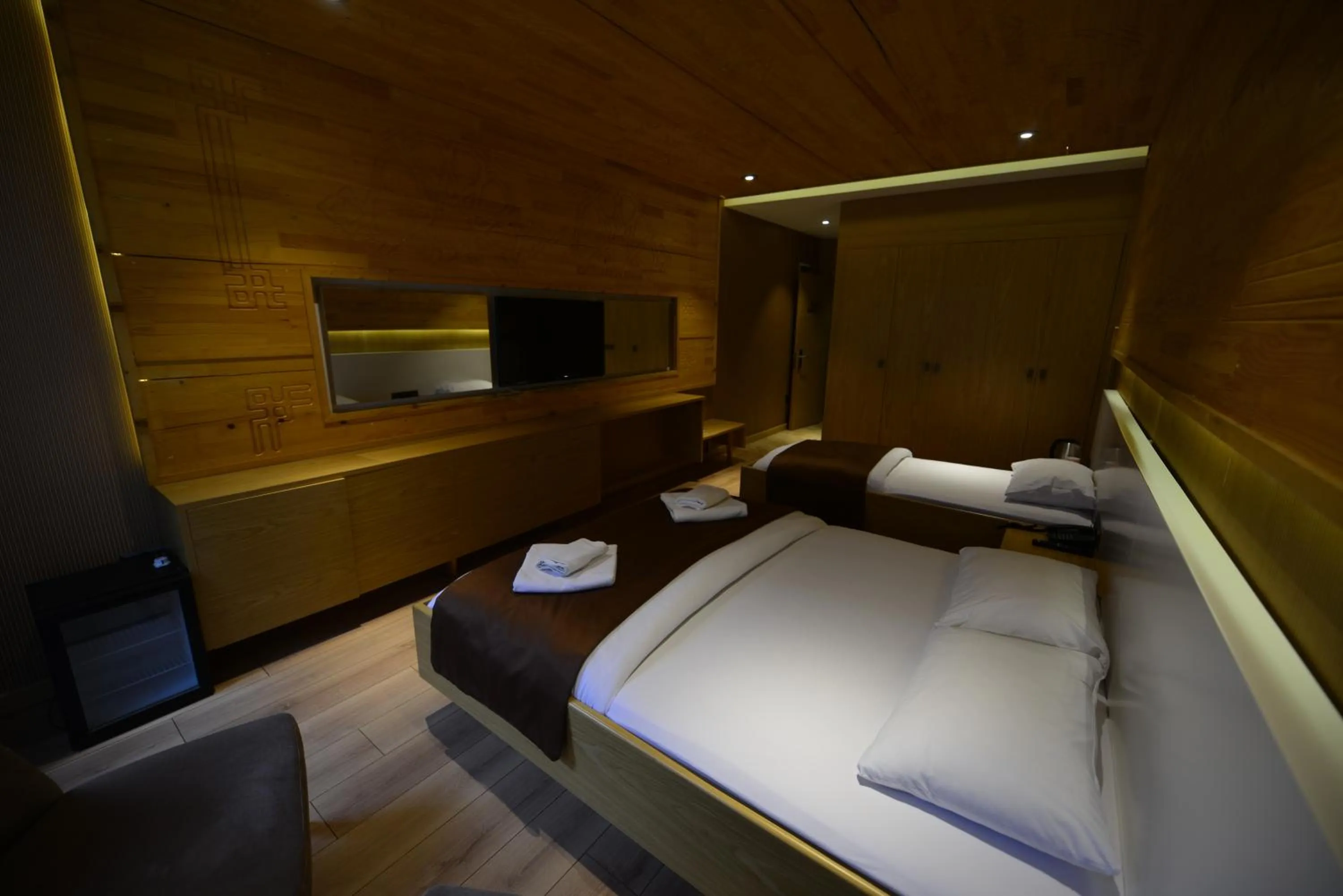 Bed in Inanlar Deluxe Hotel & Bungalow