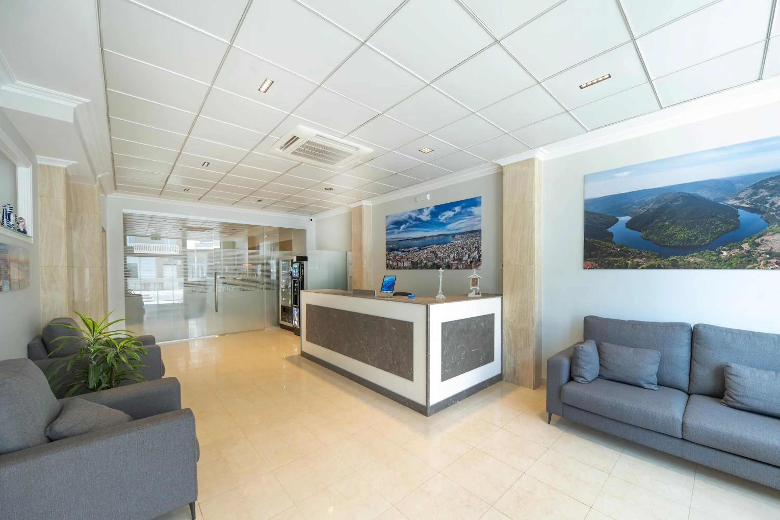 Lobby or reception in Hotel Pantón