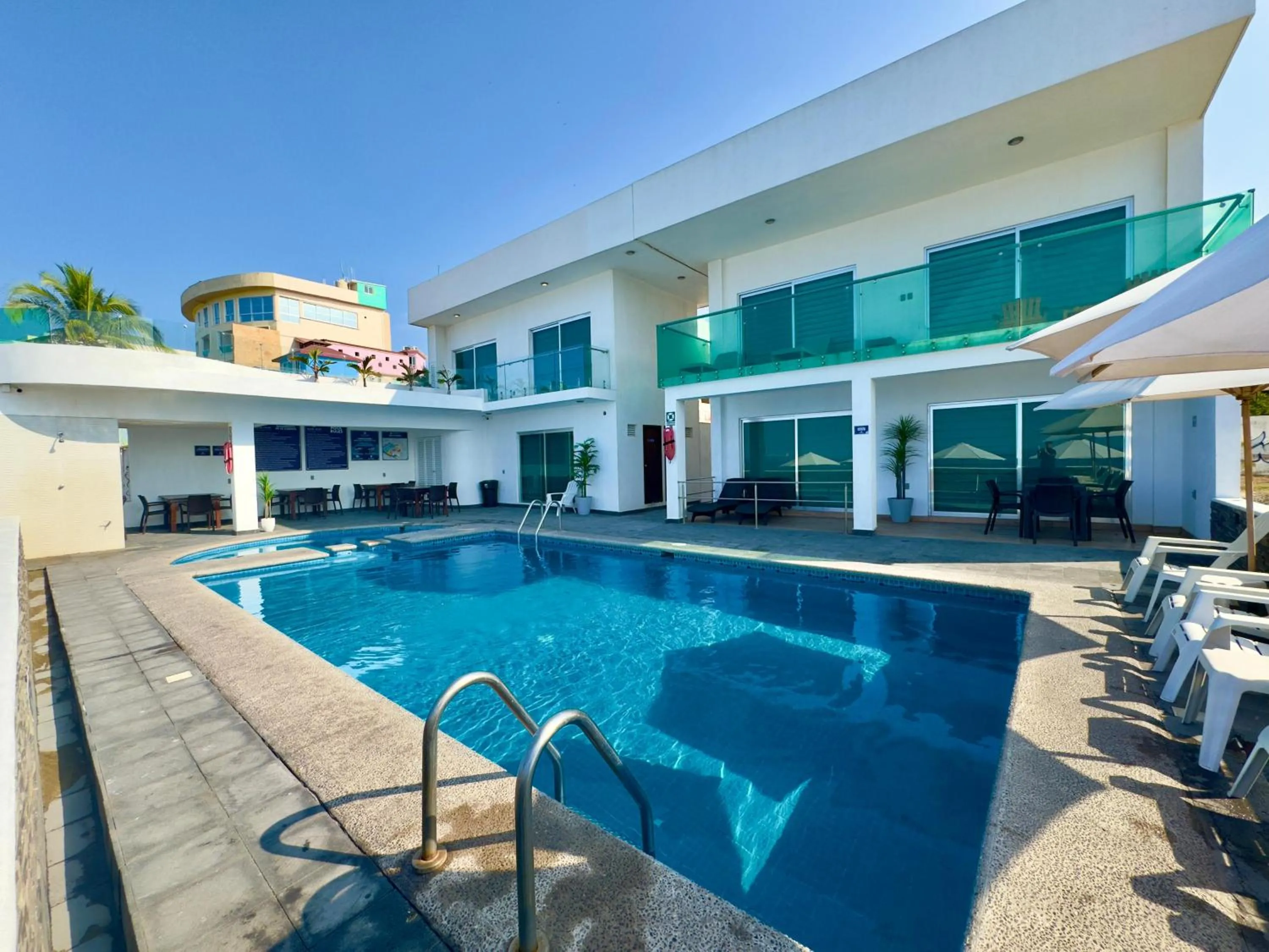 Pool view in Hotel Star