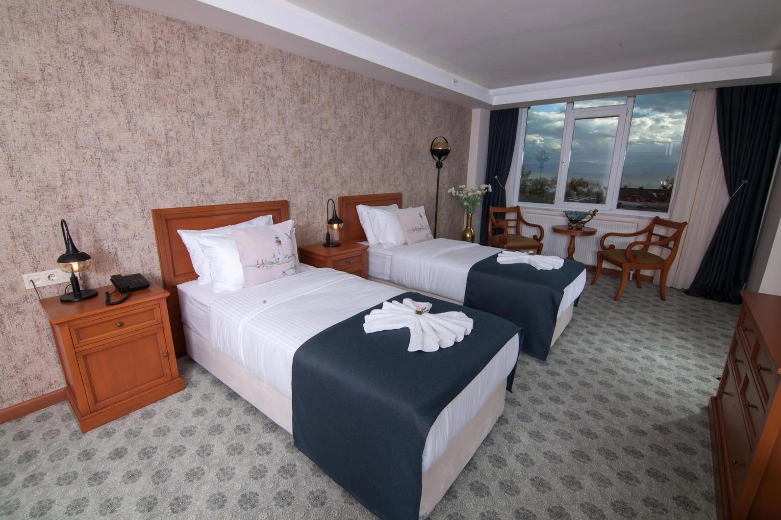 Bed in Tuzla Garden Hotel & Spa