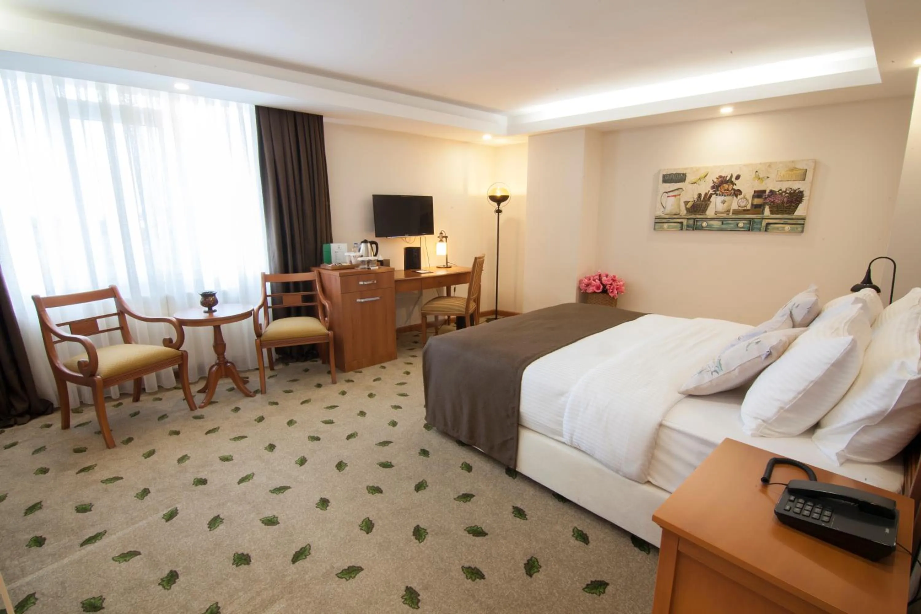 Bed in Tuzla Garden Hotel & Spa
