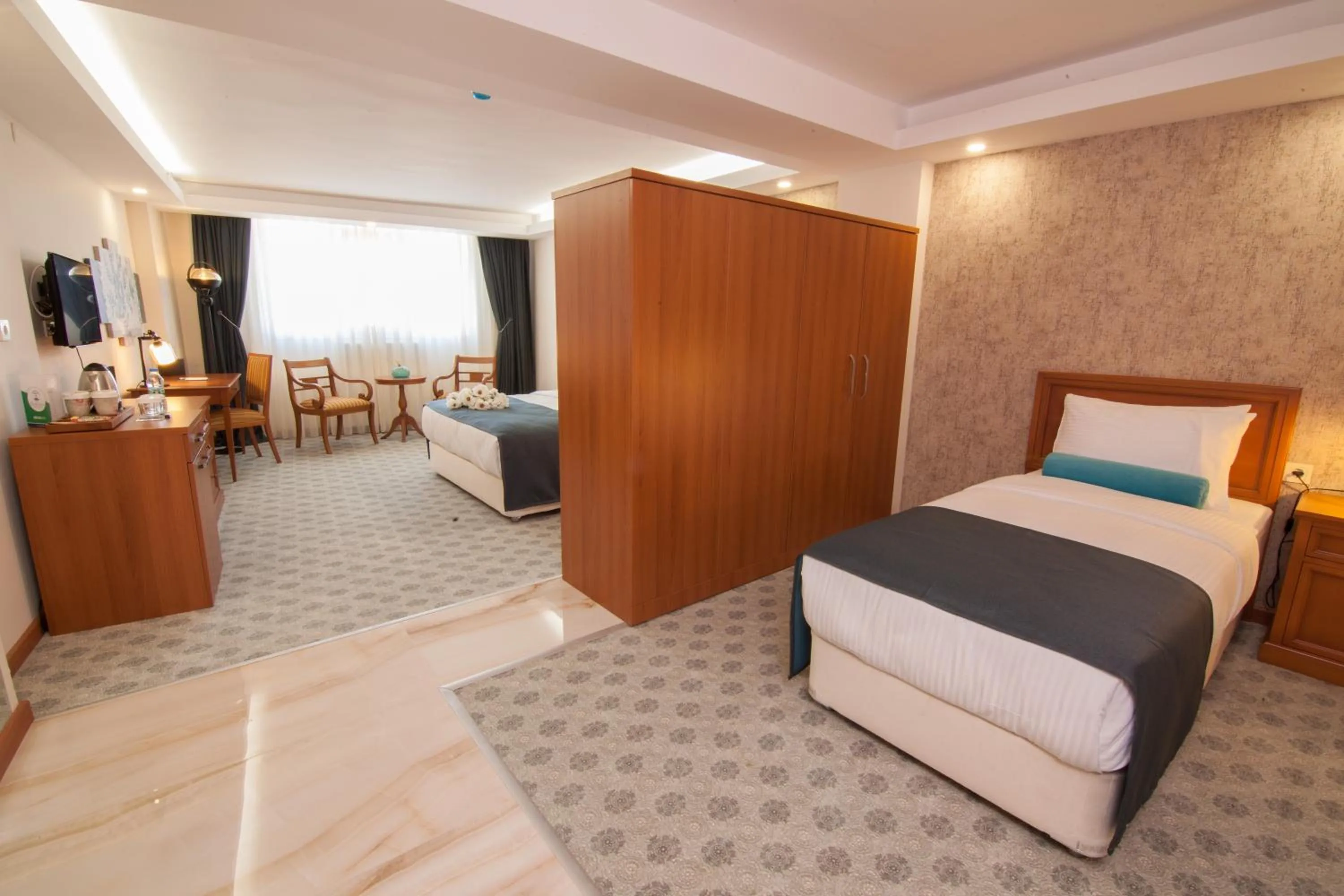 Bed in Tuzla Garden Hotel & Spa