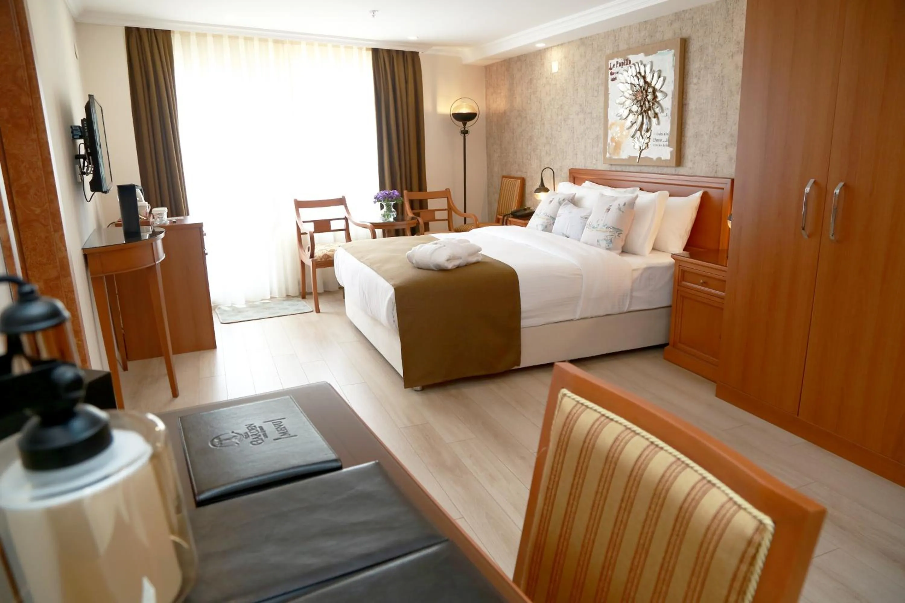 Bed in Tuzla Garden Hotel & Spa