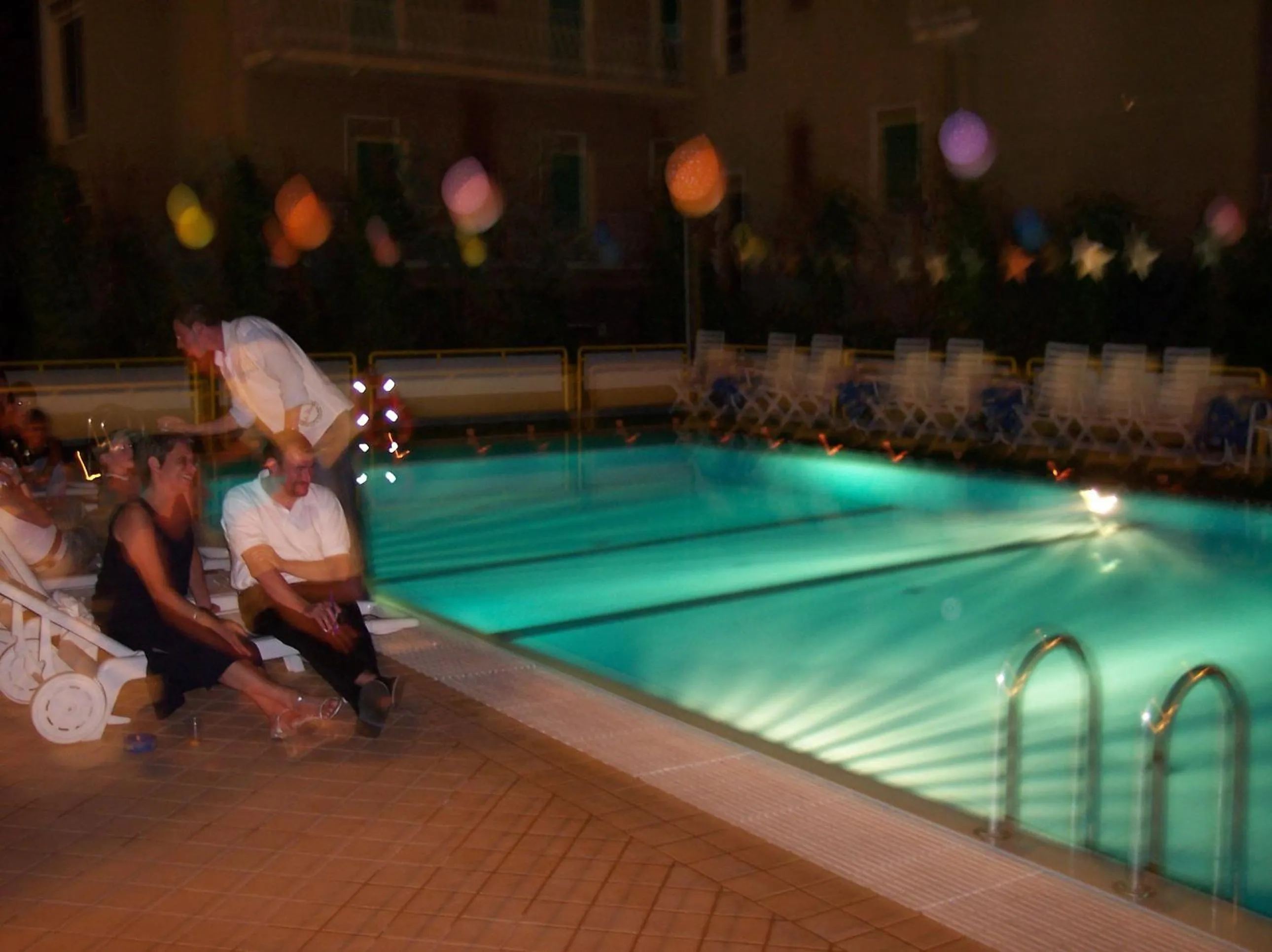 Evening entertainment in Hotel Gioiella Depandance
