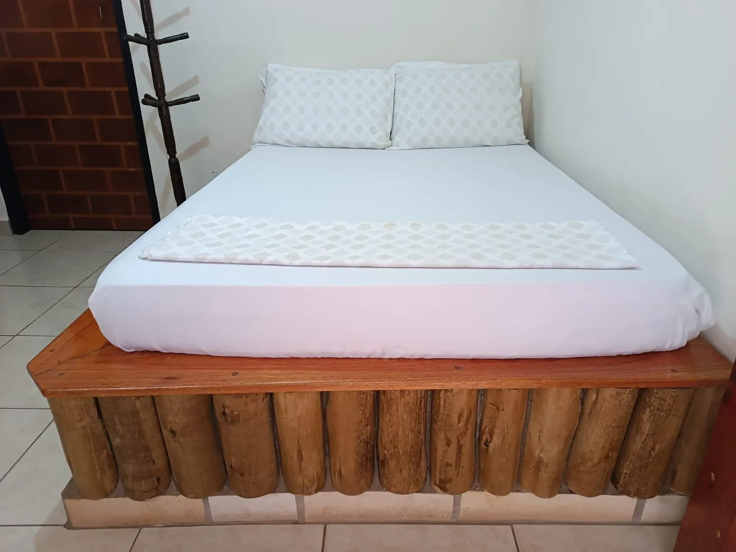 Bed in Pousada Rústica