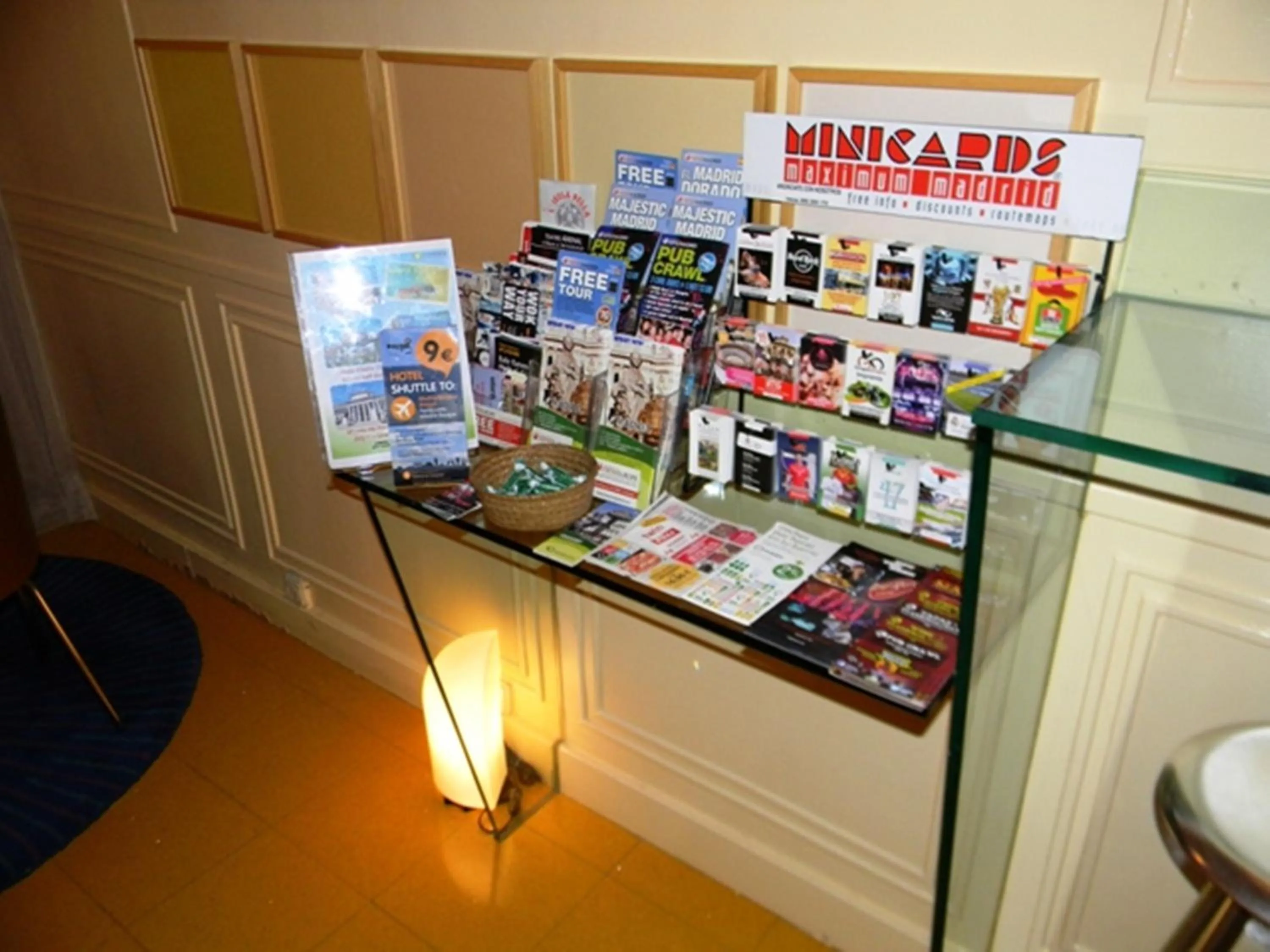 Lobby or reception in Hostal La Fontana