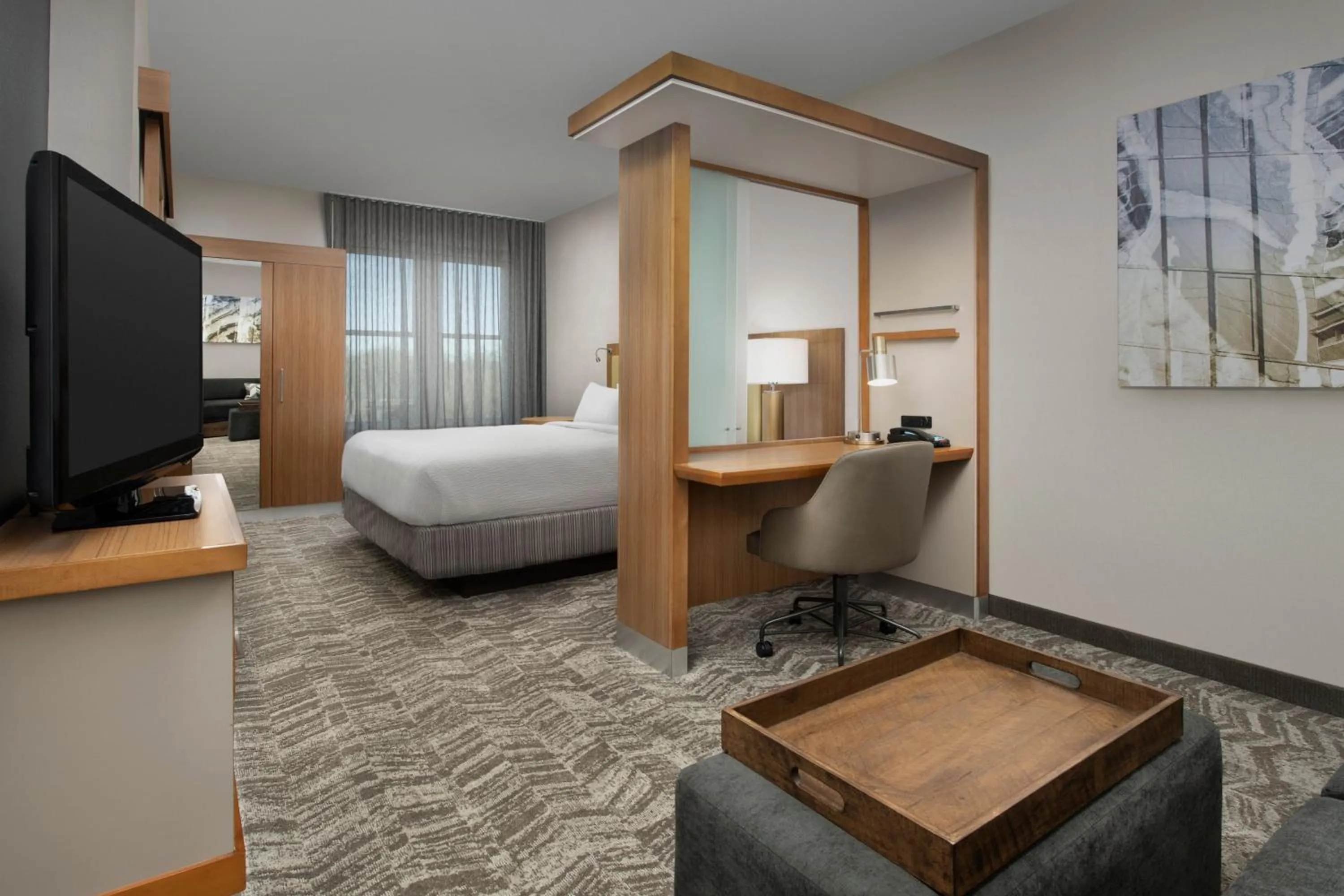 Photo of the whole room, Bed in SpringHill Suites by Marriott Huntsville West/Research Park