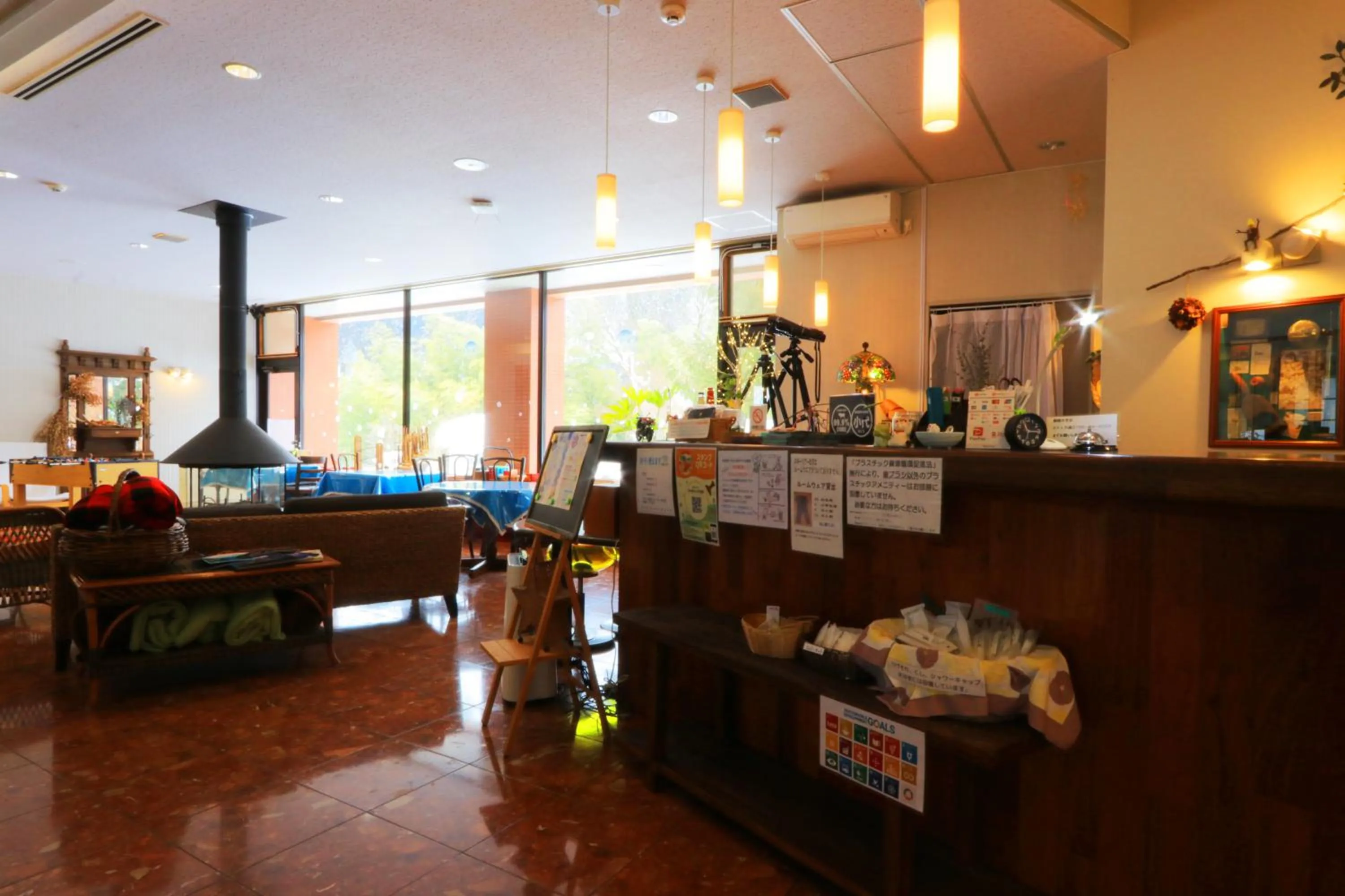 Lobby or reception in Sora no Mori Hotel Hanagori