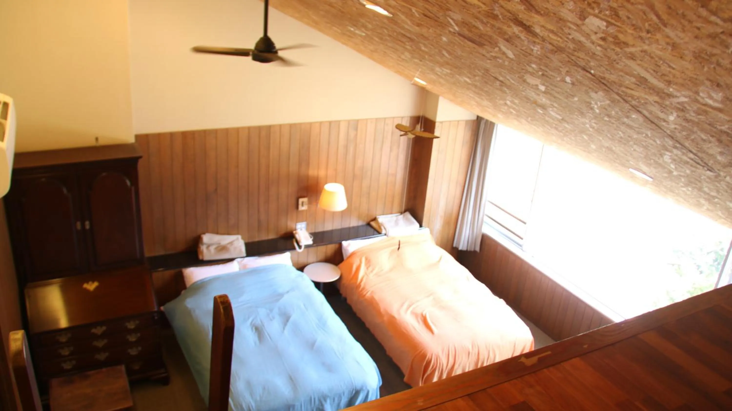 Bed in Sora no Mori Hotel Hanagori