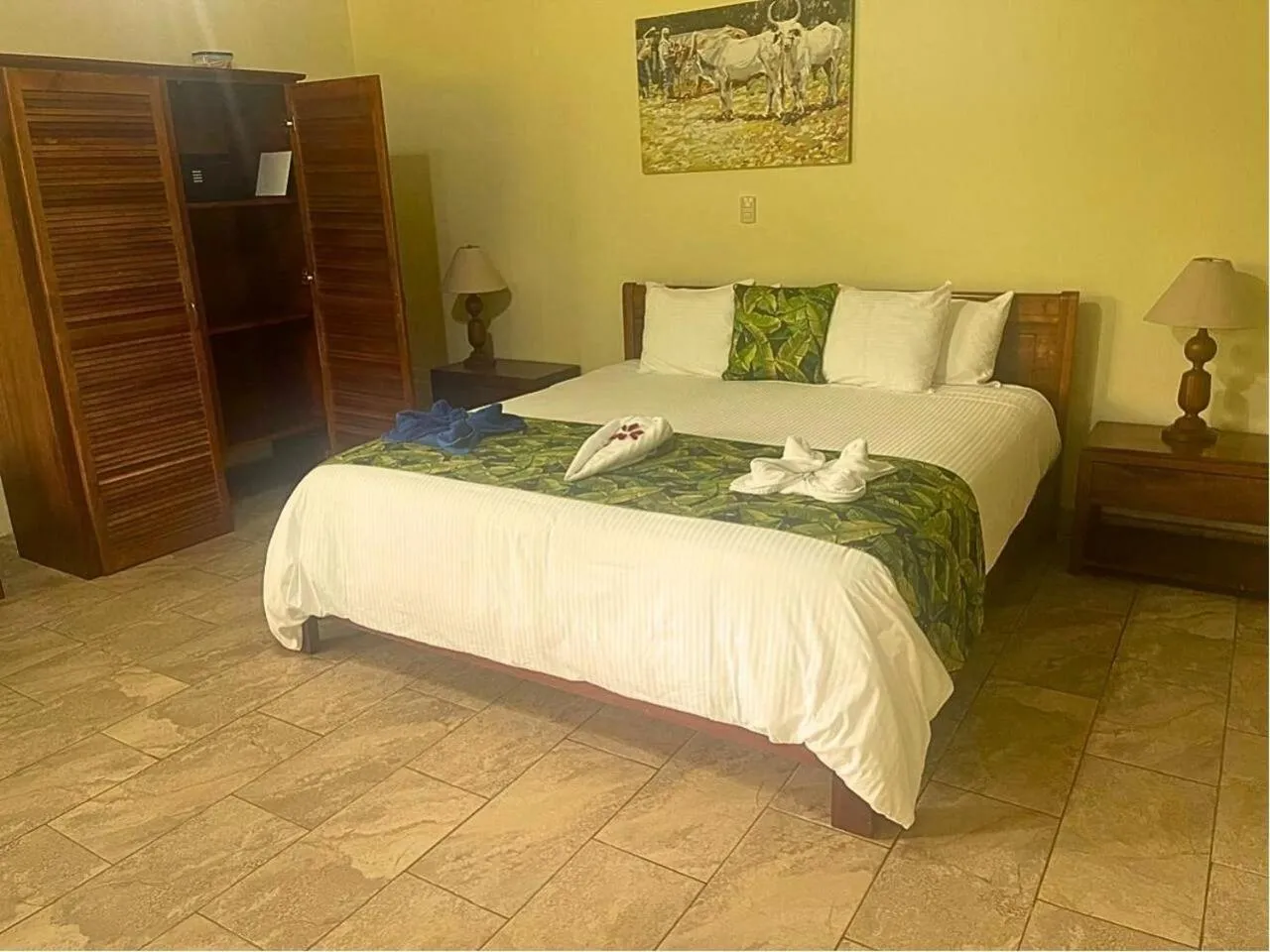 Bed in La Foresta Nature Resort
