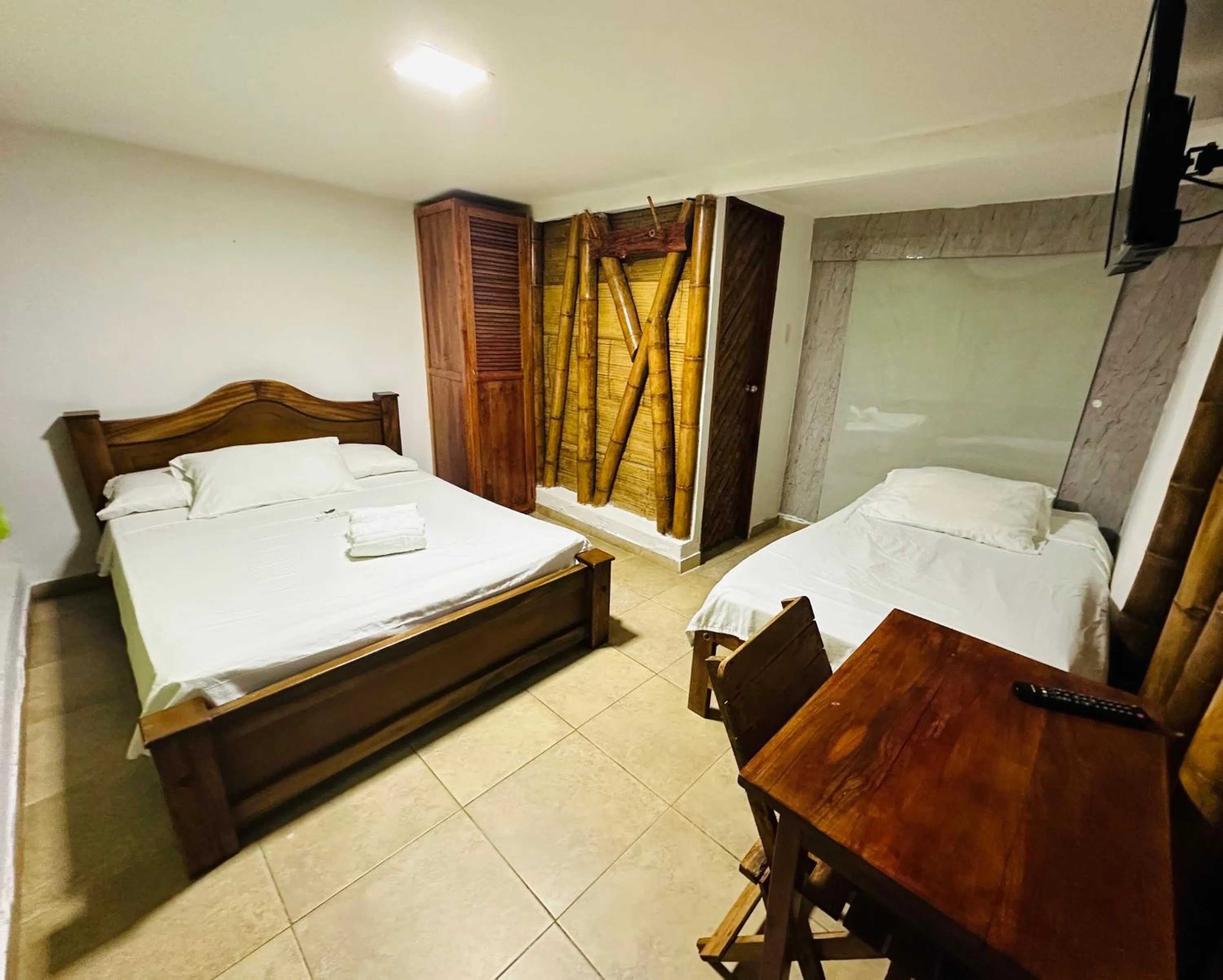 Bed in Eco Lodge La Juanita