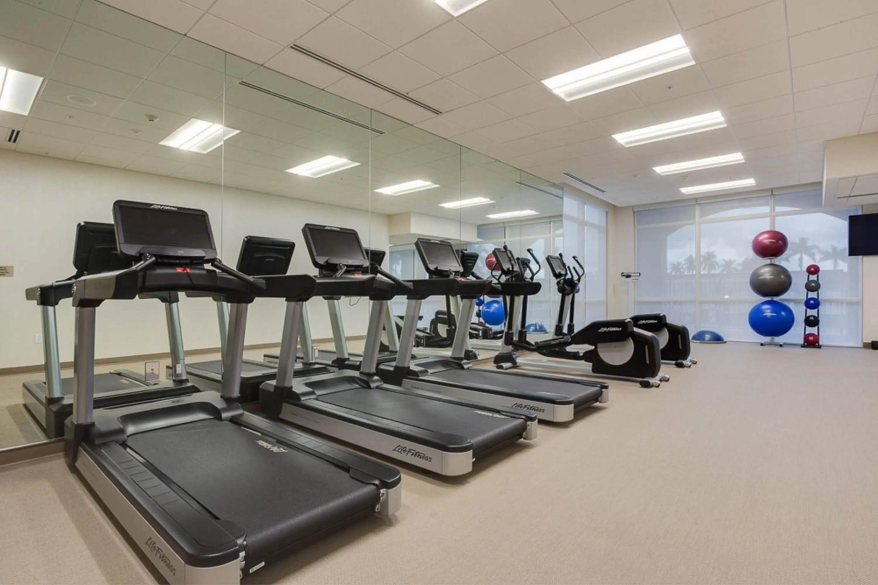 Fitness centre/facilities in SpringHill Suites by Marriott Fort Lauderdale Miramar