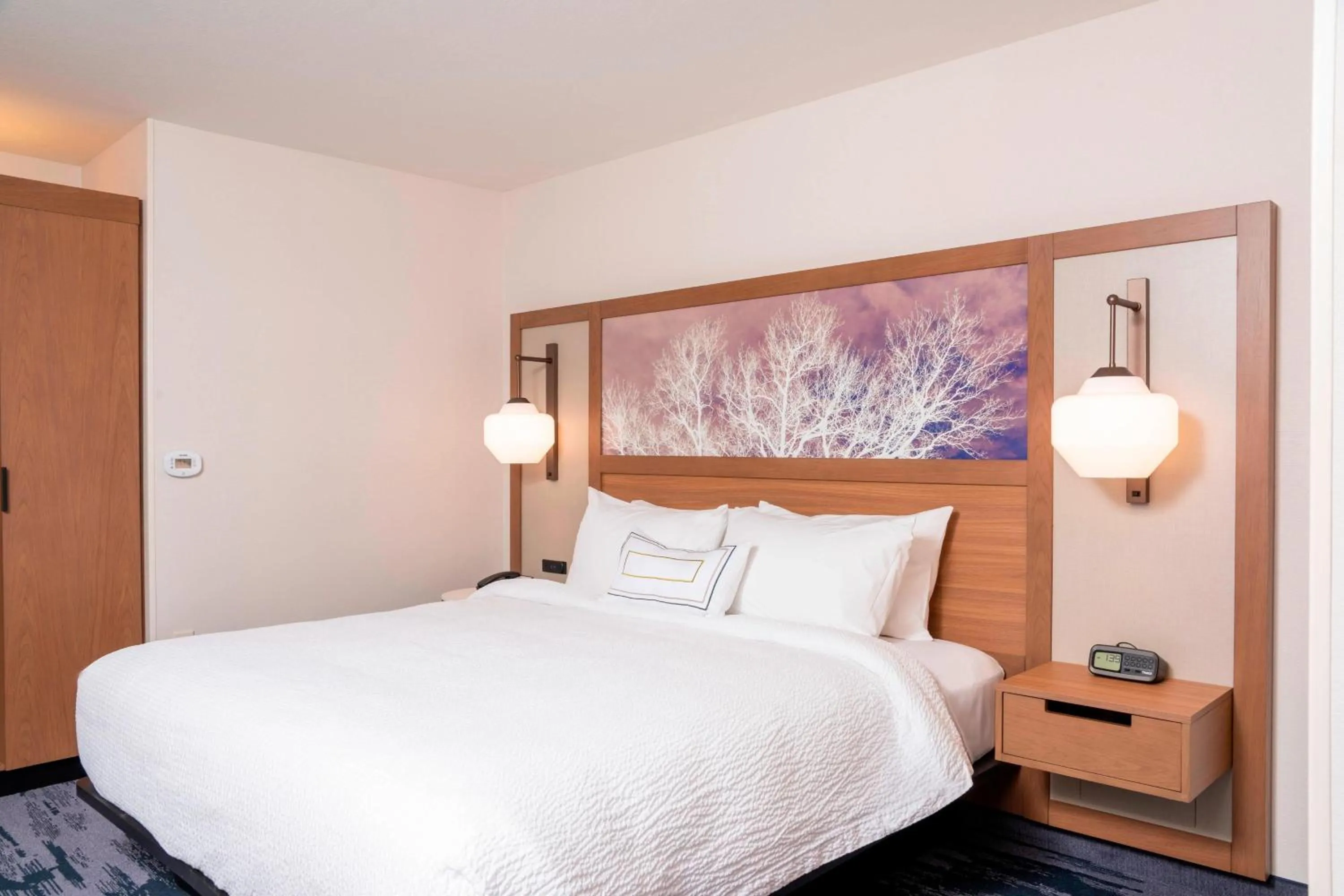 Bedroom, Bed in Fairfield Inn & Suites by Marriott Fair Oaks Farms