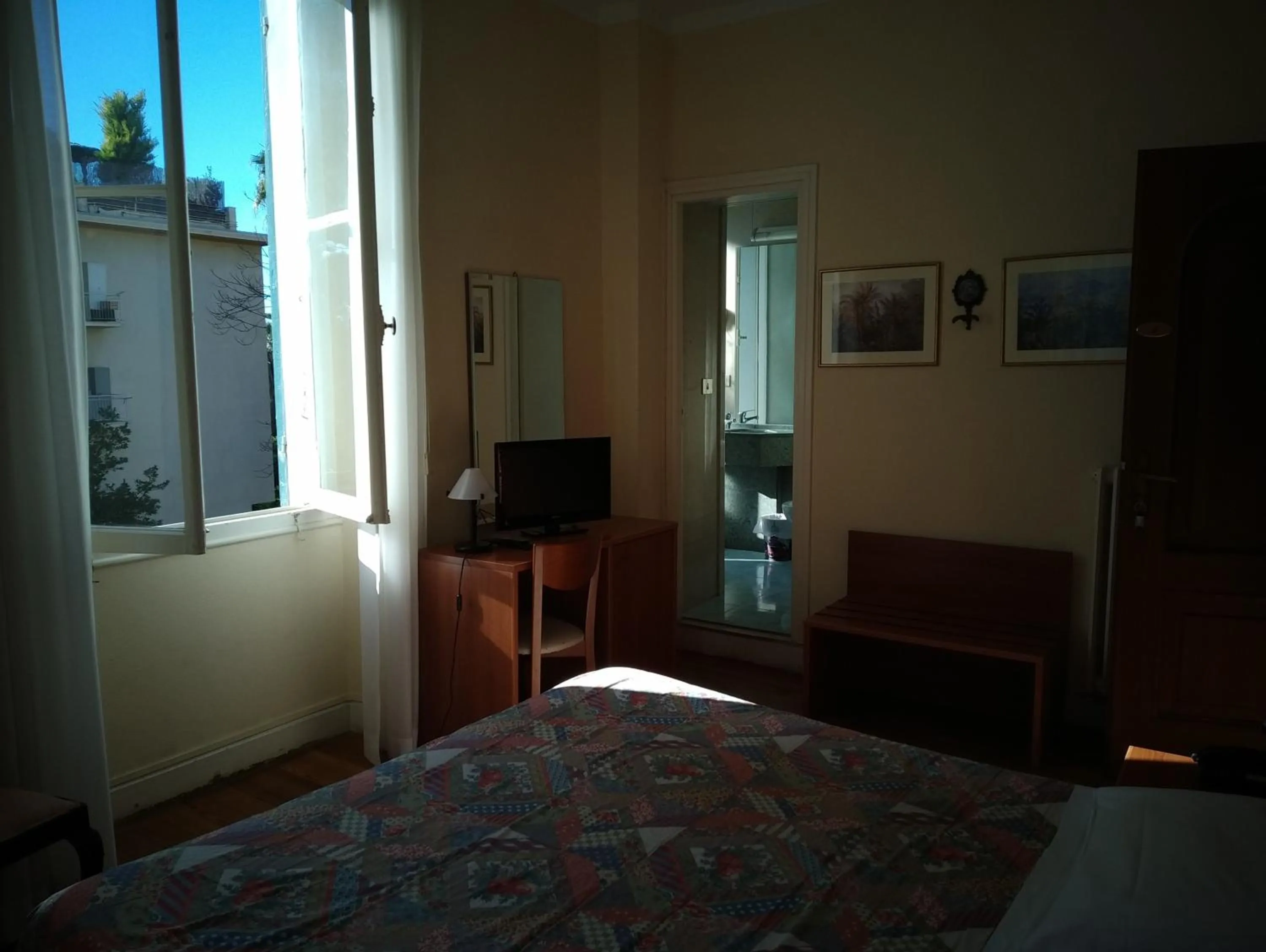 Bed in Hotel Lucciola