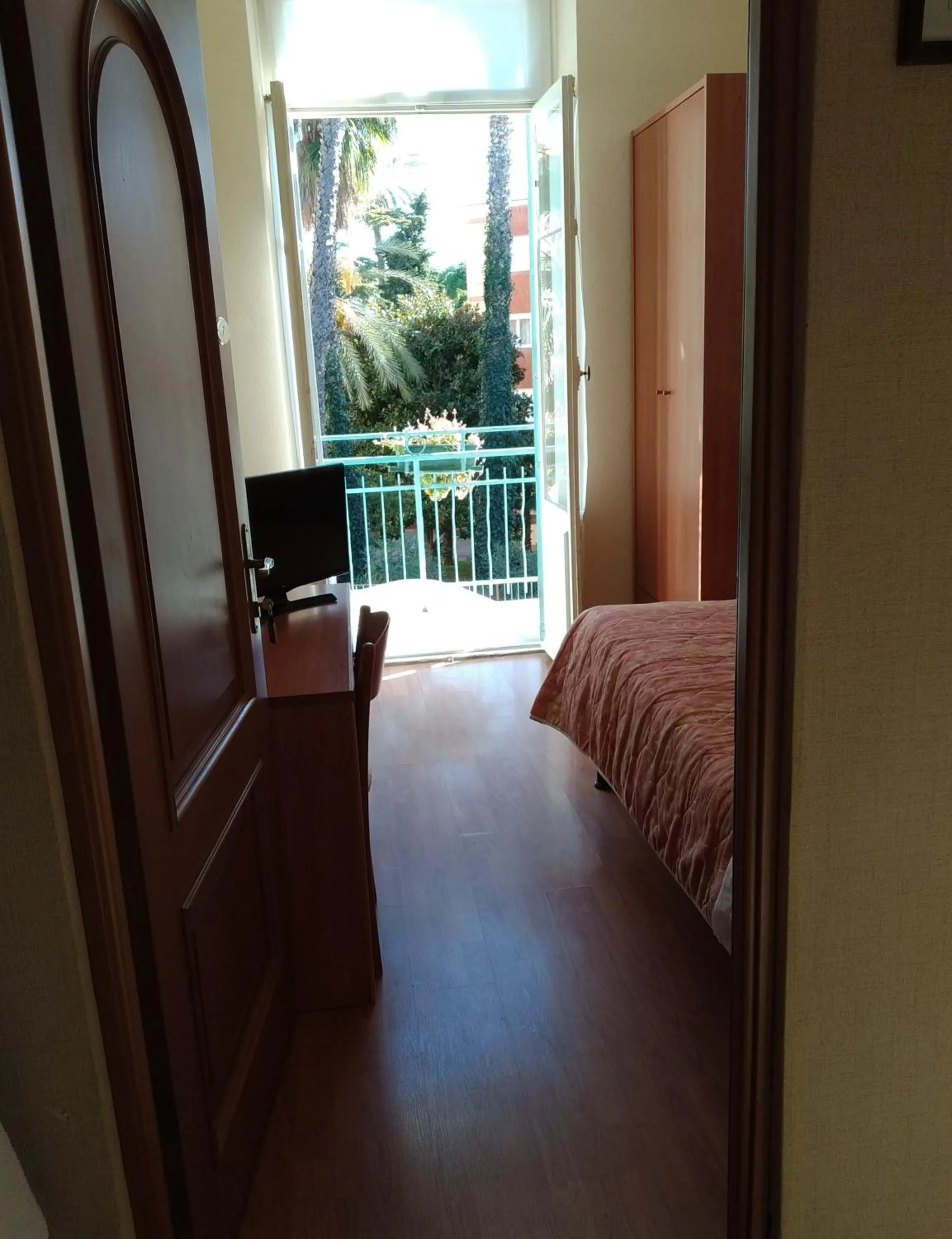 Bed in Hotel Lucciola