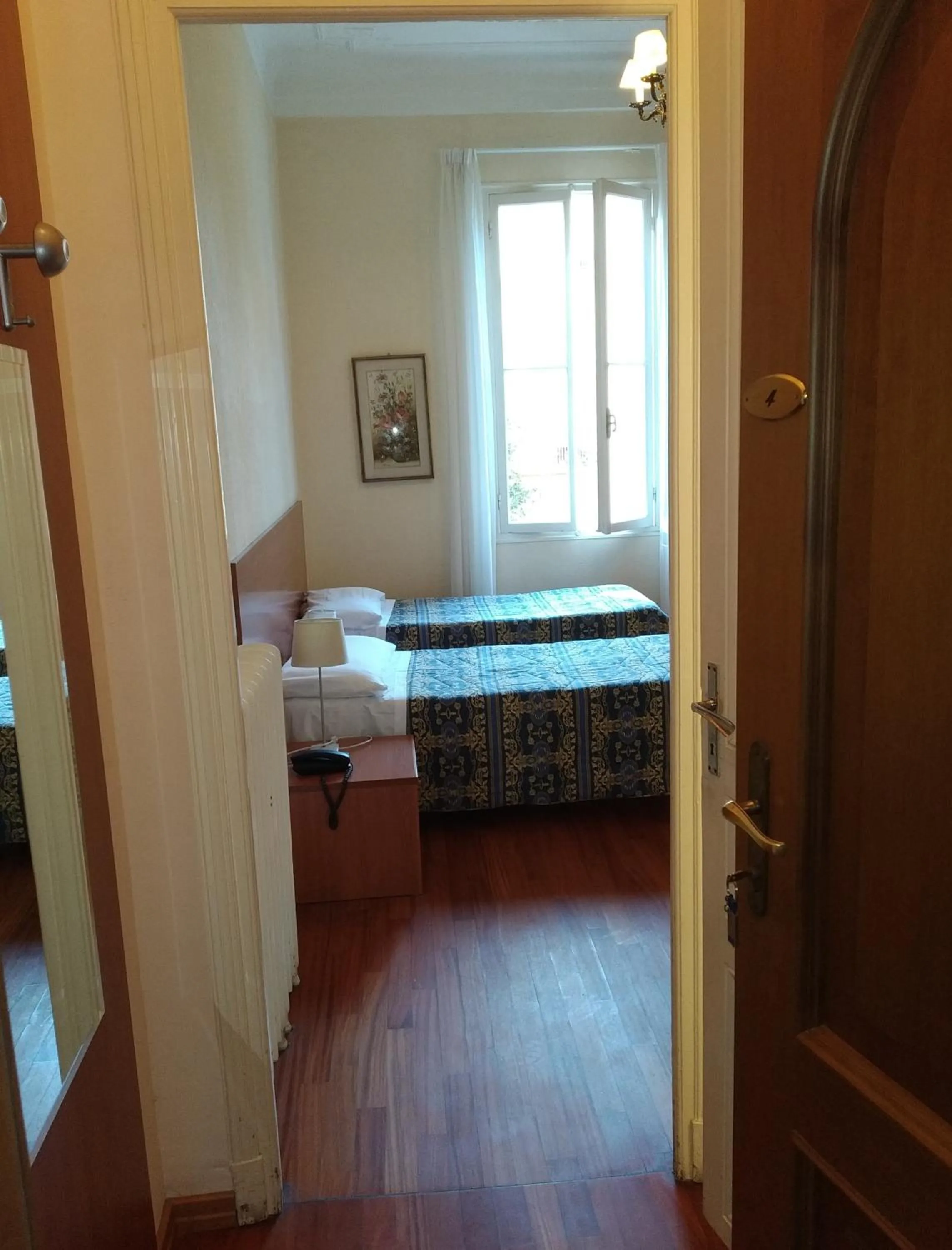 Bed in Hotel Lucciola