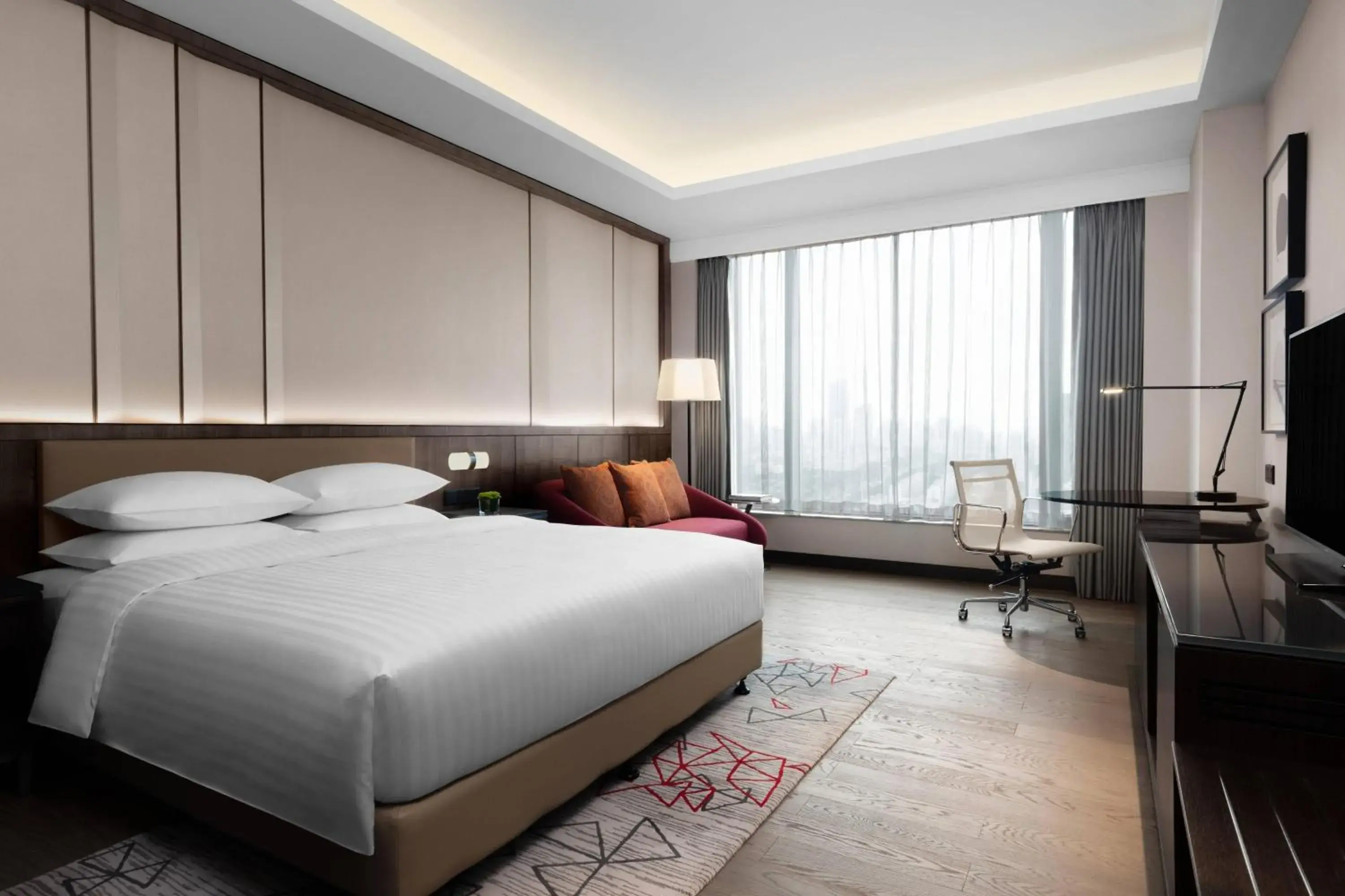 Deluxe King Room in Courtyard by Marriott Suzhou Mudu Deluxe King Room in Courtyard by Marriott Suzhou Mudu