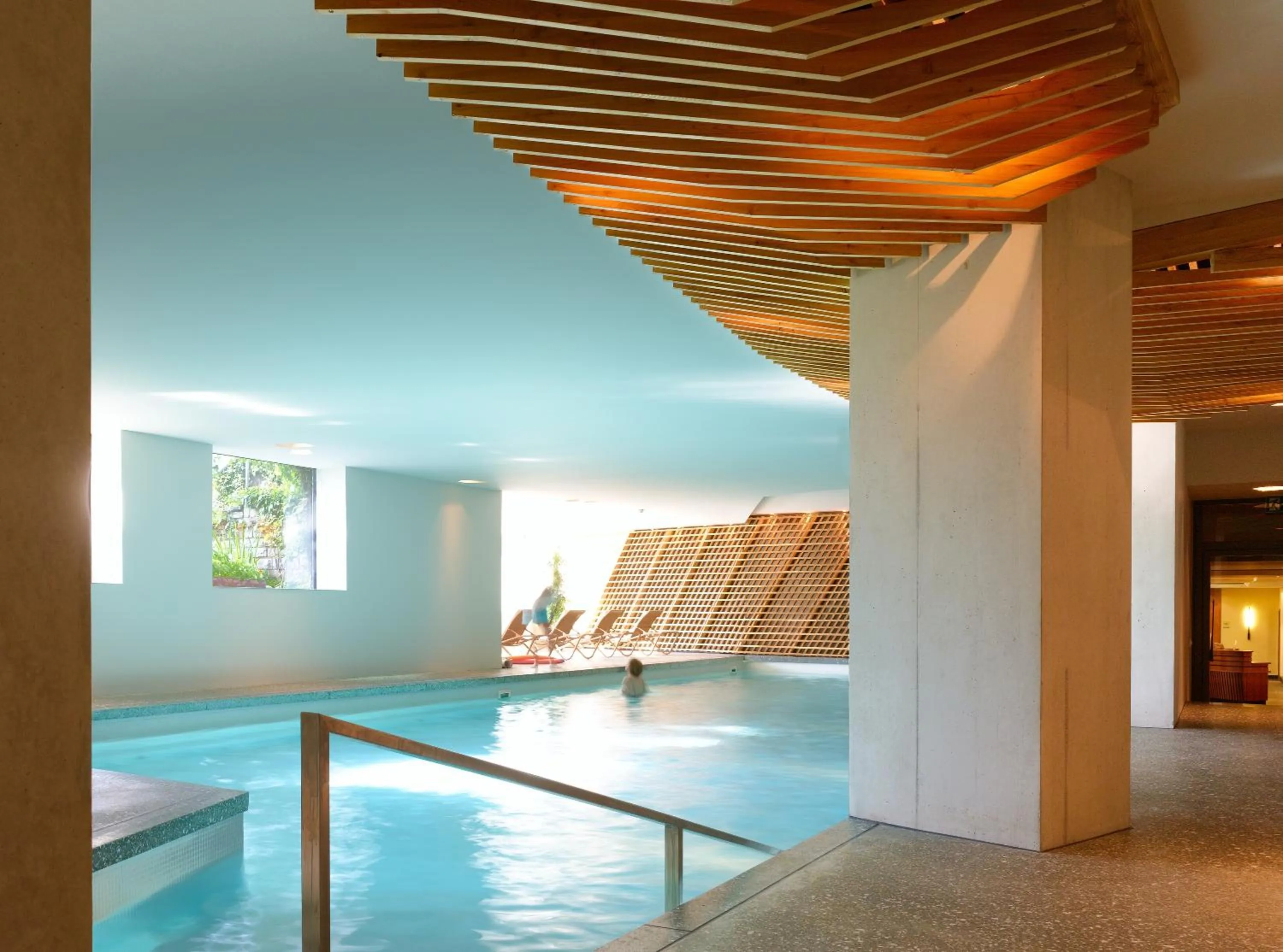 Swimming pool in Bellevue Parkhotel & Spa - Relais & Châteaux