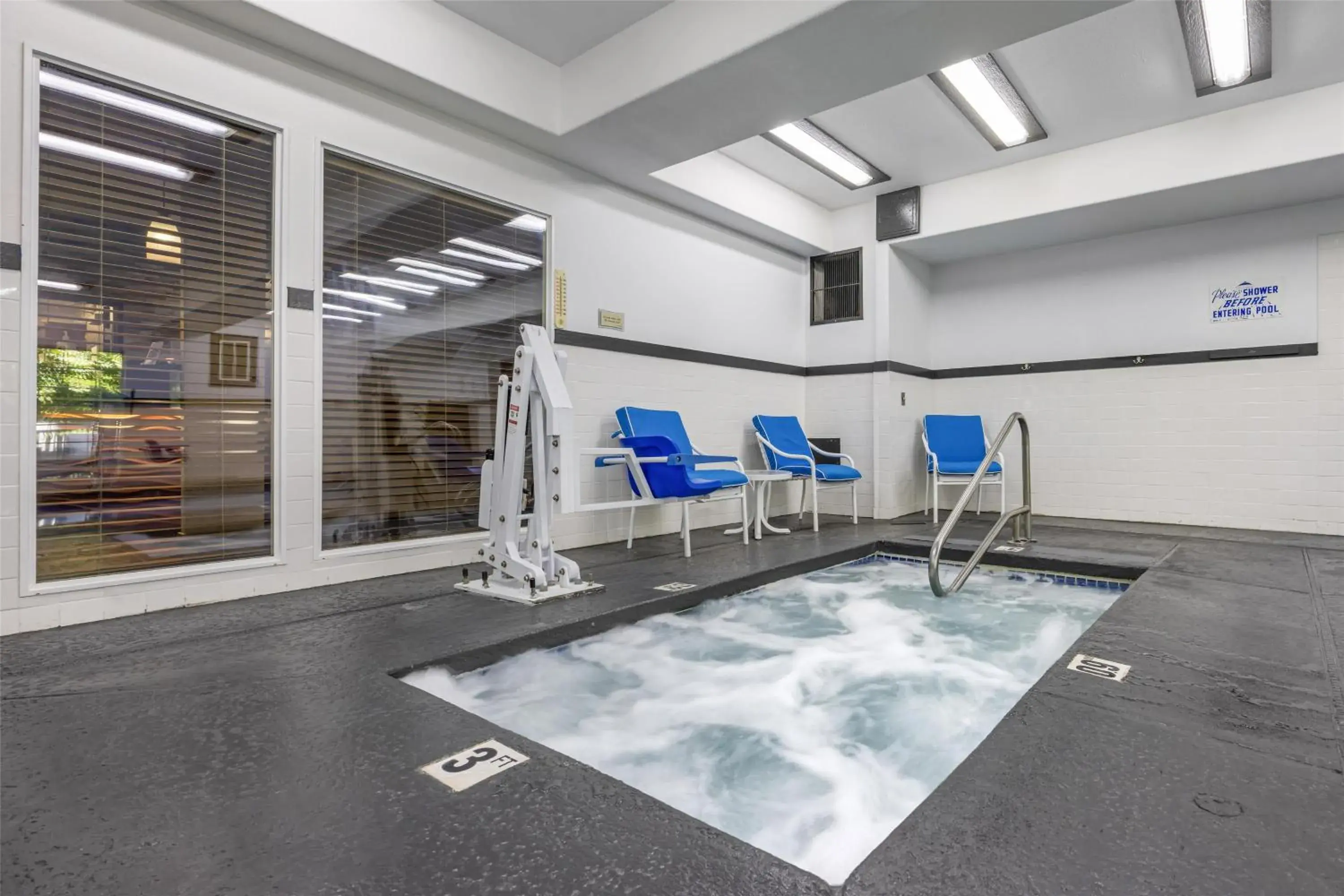 Pool view in Best Western Plus Prairie Inn Pool view in Best Western Plus Prairie Inn