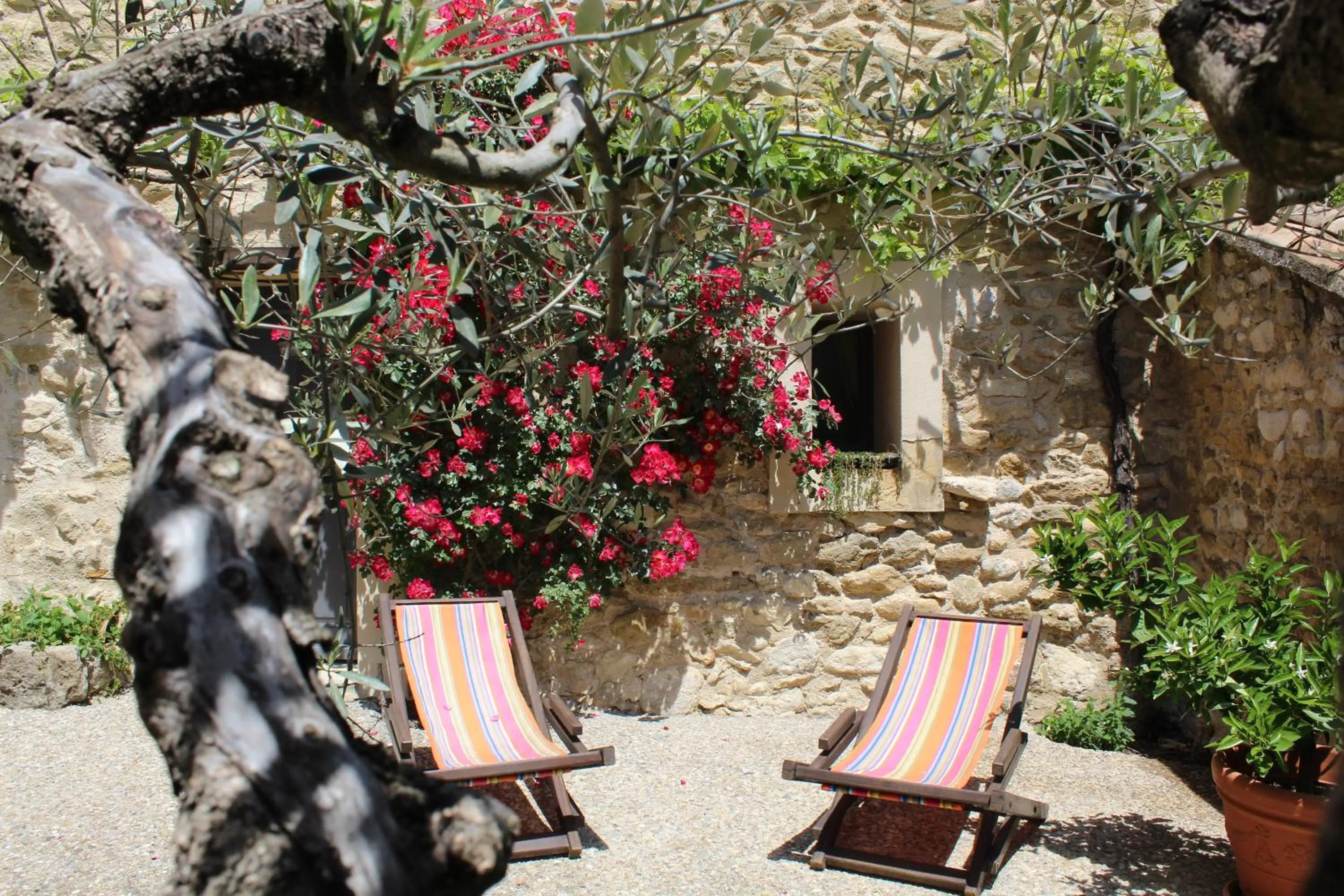 Patio in Les Logis de Paban