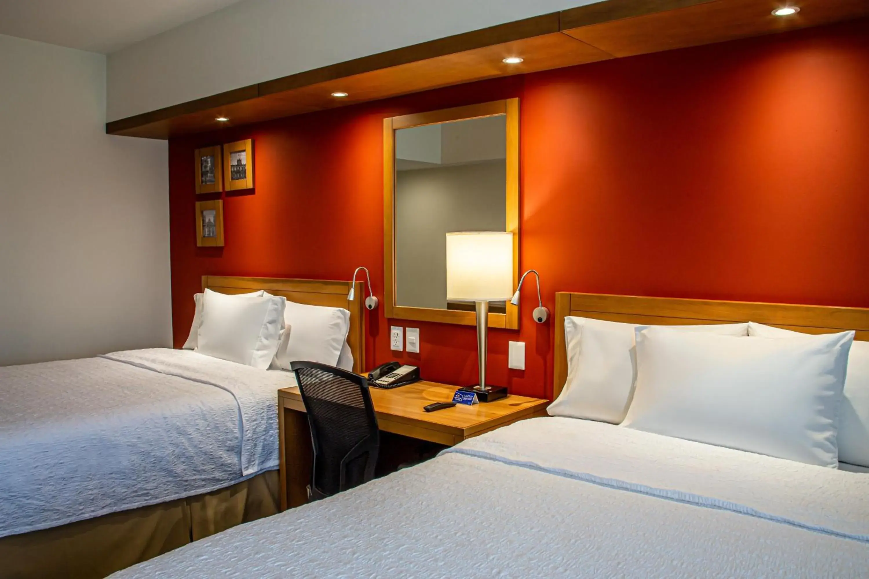 Bed in Hampton by Hilton Guadalajara Expo Bed in Hampton by Hilton Guadalajara Expo