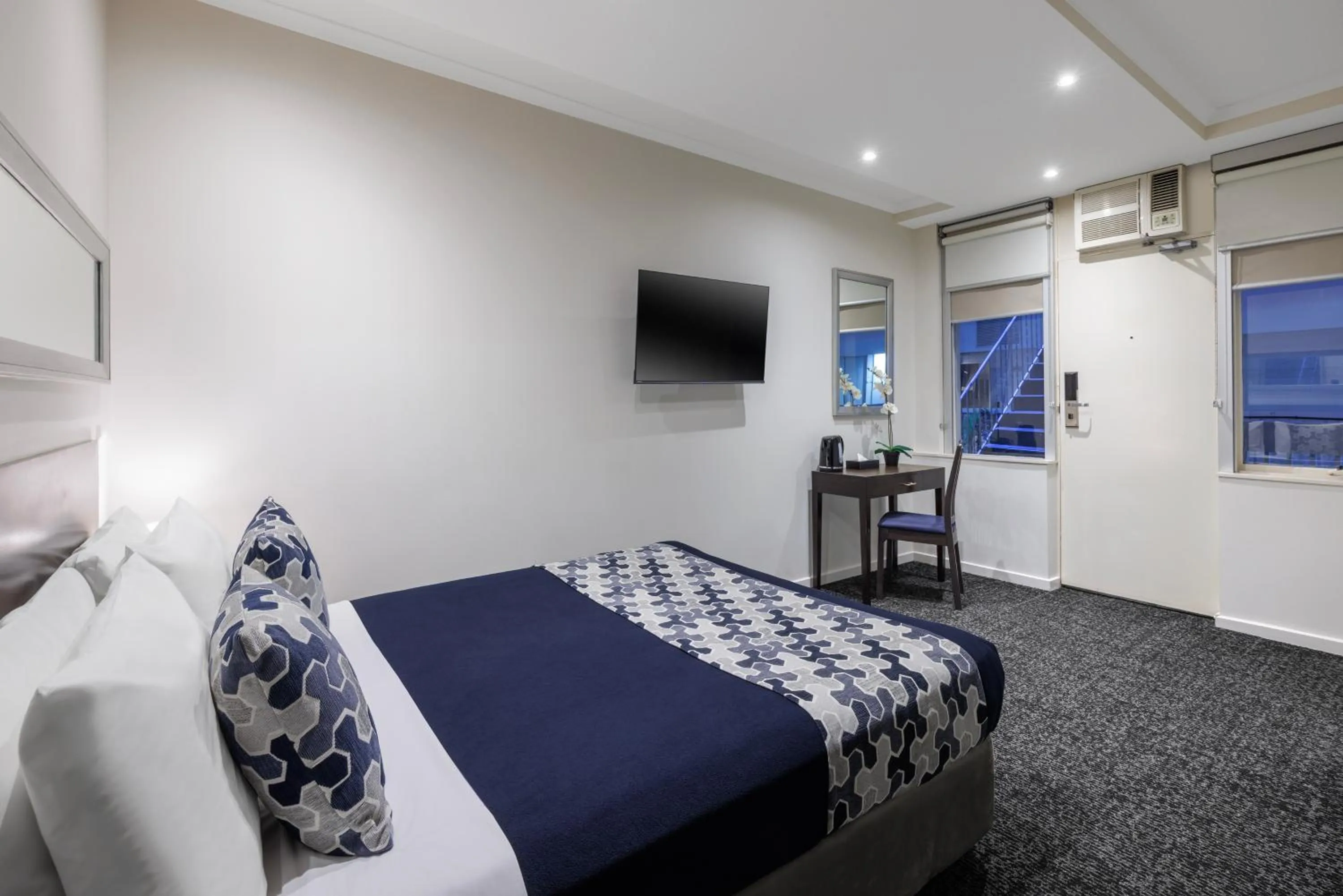 Bed in Great Southern Hotel Melbourne