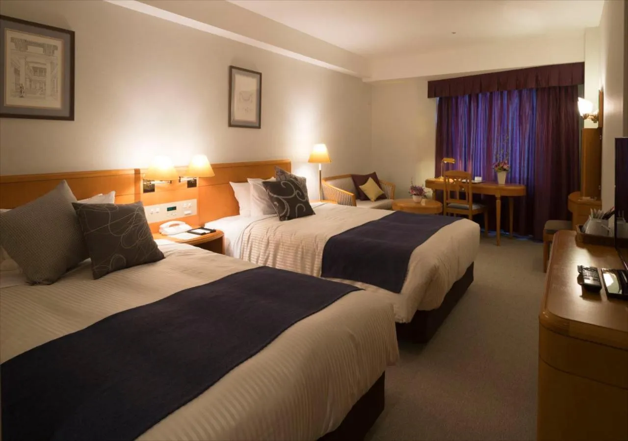 Photo of the whole room, Bed in Kanazawa New Grand Hotel Premier
