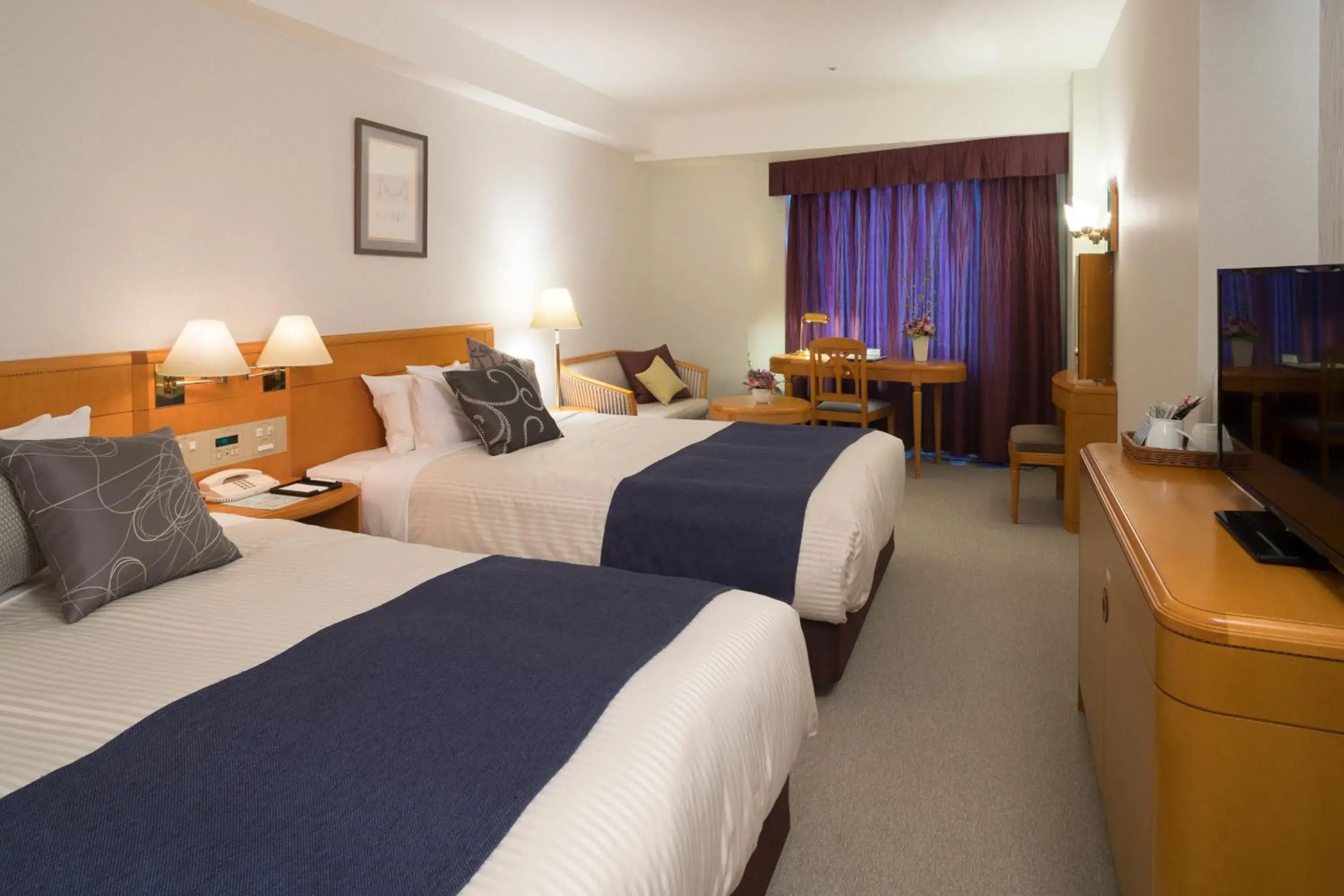 Bed in Kanazawa New Grand Hotel Premier Bed in Kanazawa New Grand Hotel Premier