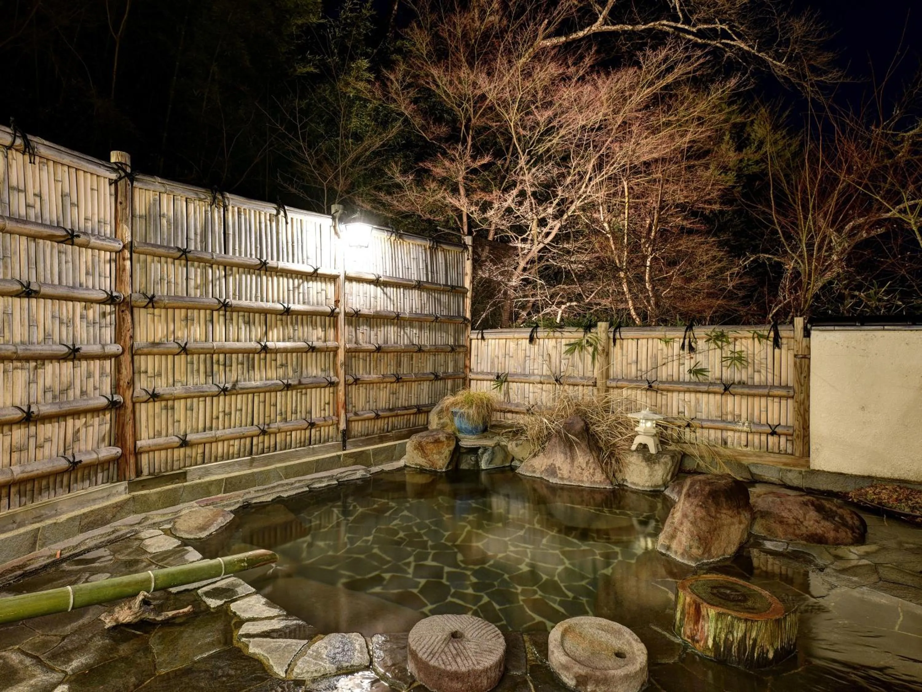 Open Air Bath in Masuya Ryokan