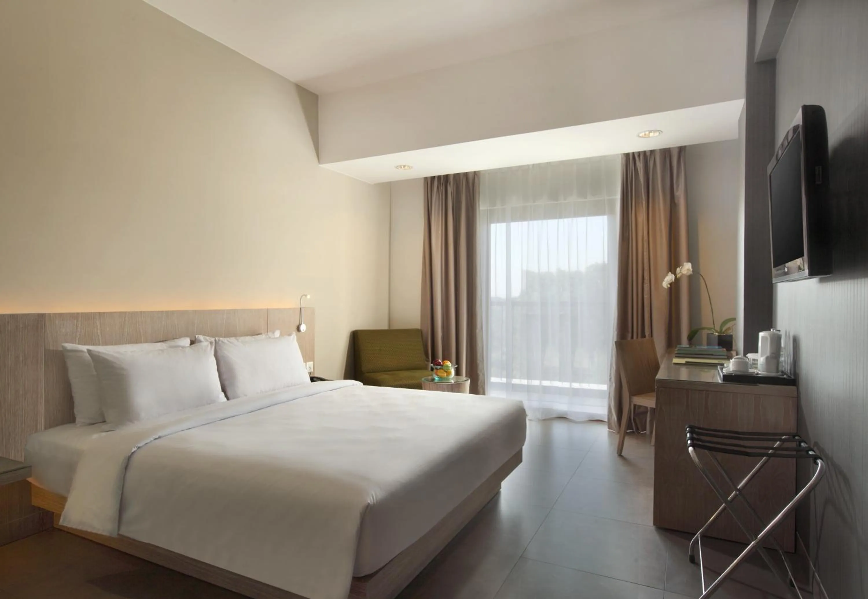 Bed in Hotel Santika Siligita Nusa Dua