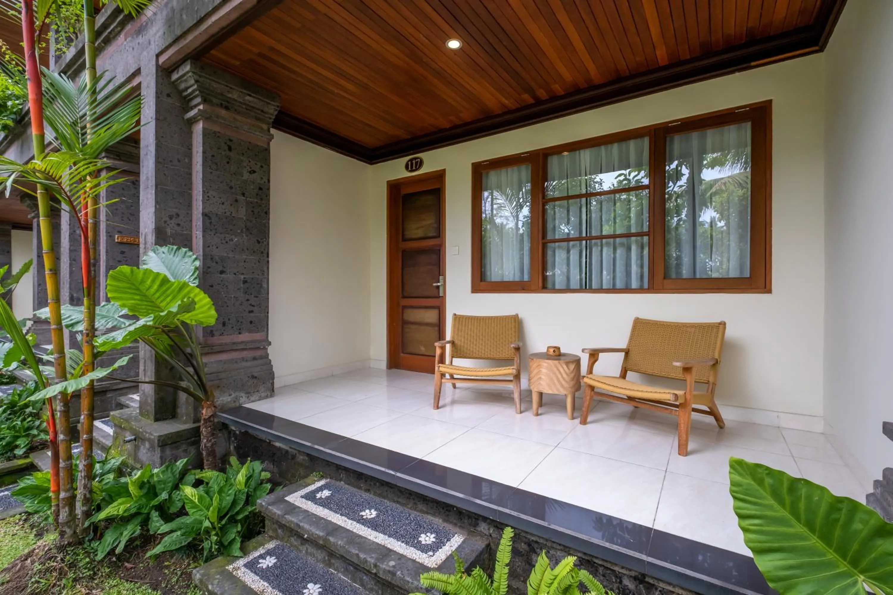 Balcony/Terrace in Bhuwana Ubud Hotel and Farm